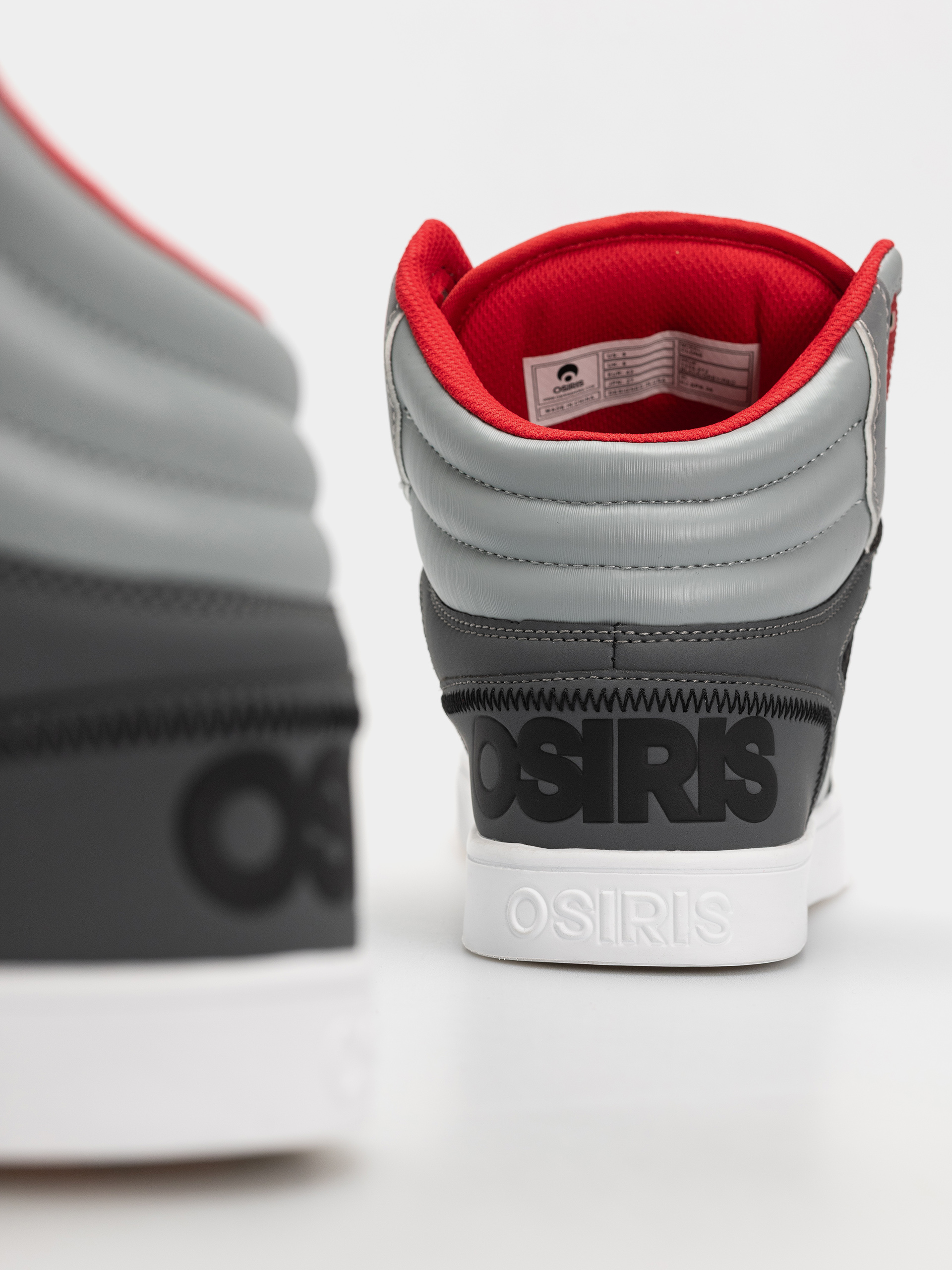 Topánky Osiris Clone (black/grey/red)