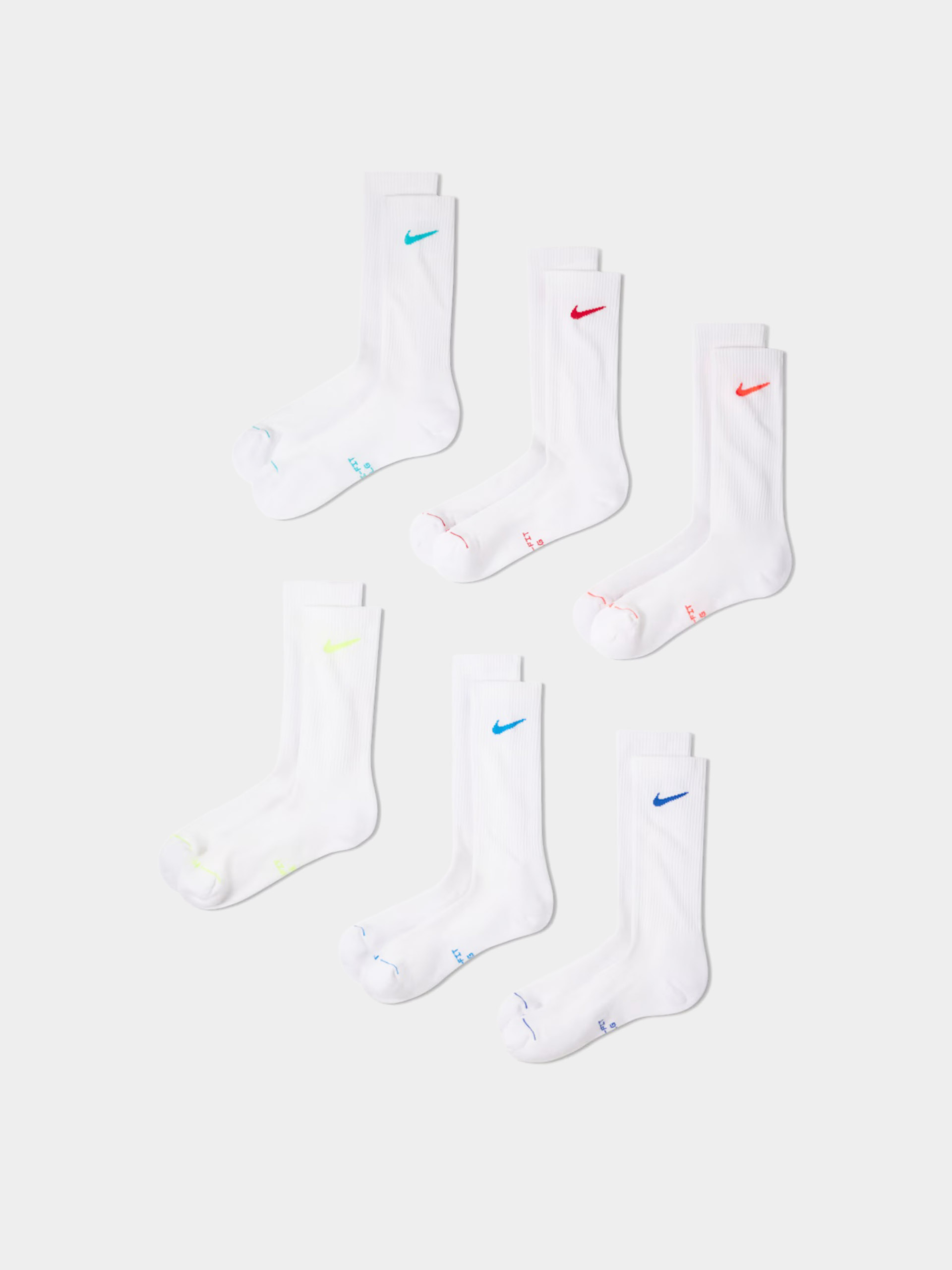 Ponožky Nike SB Everyday Elevated Crew 6p