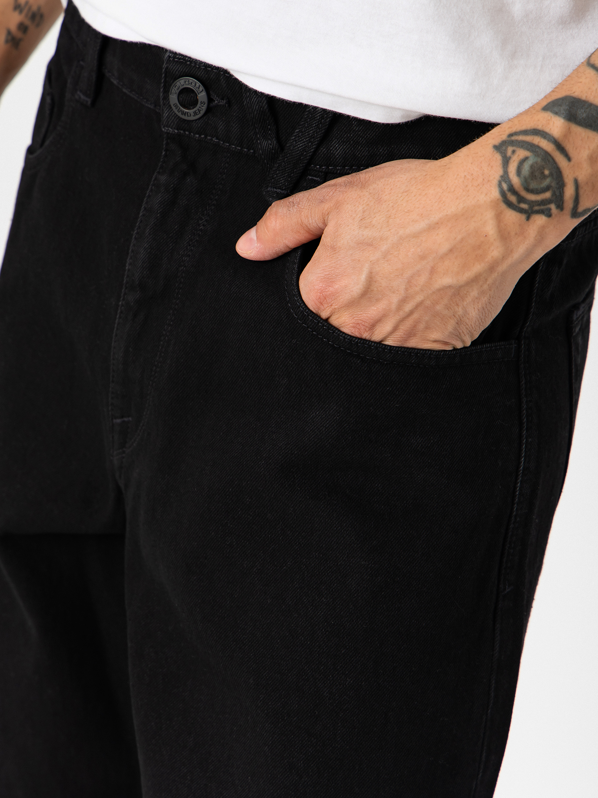 Nohavice Volcom Billow (black)