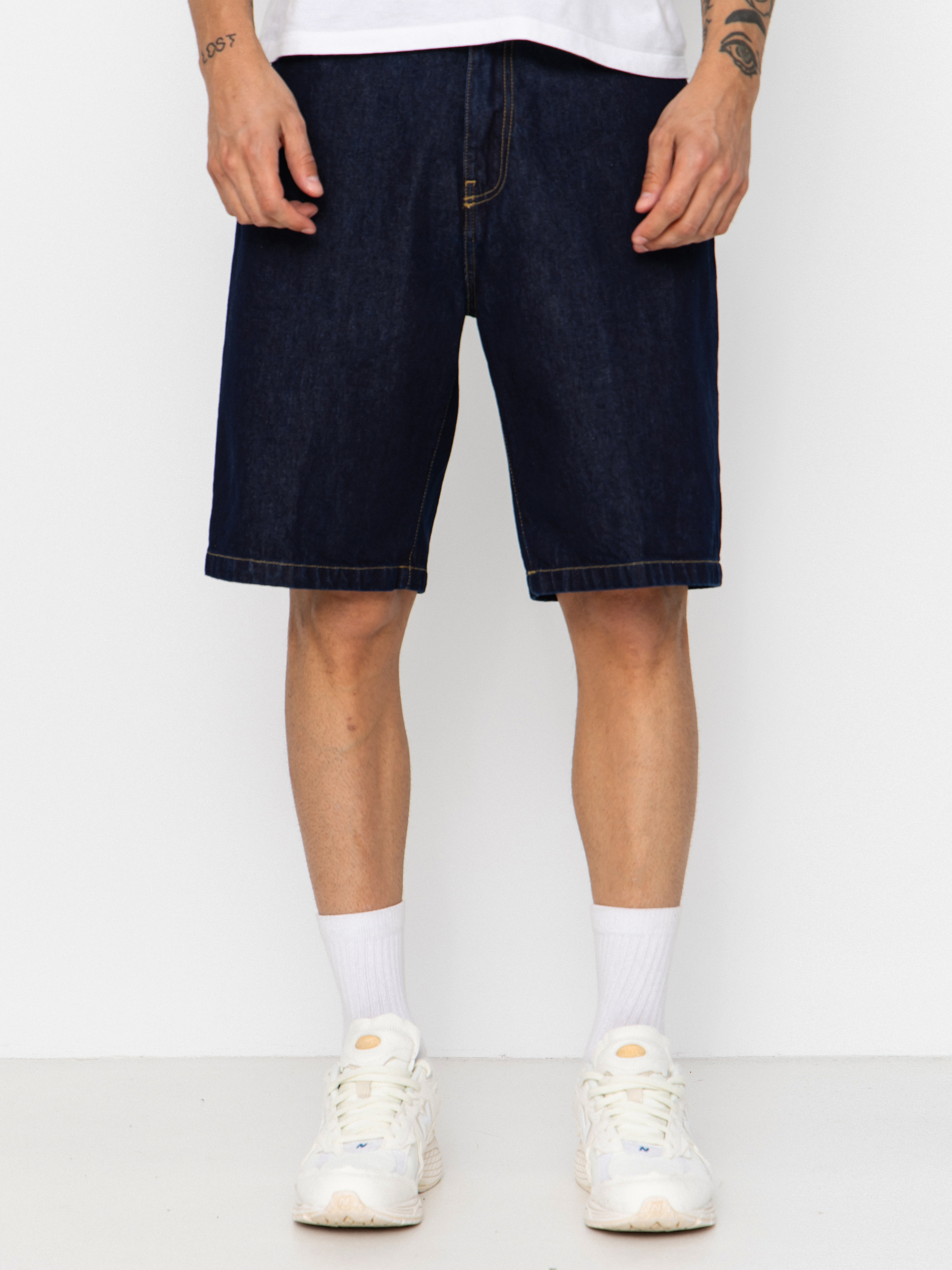 Kraťasy Carhartt WIP Landon (blue rinsed)