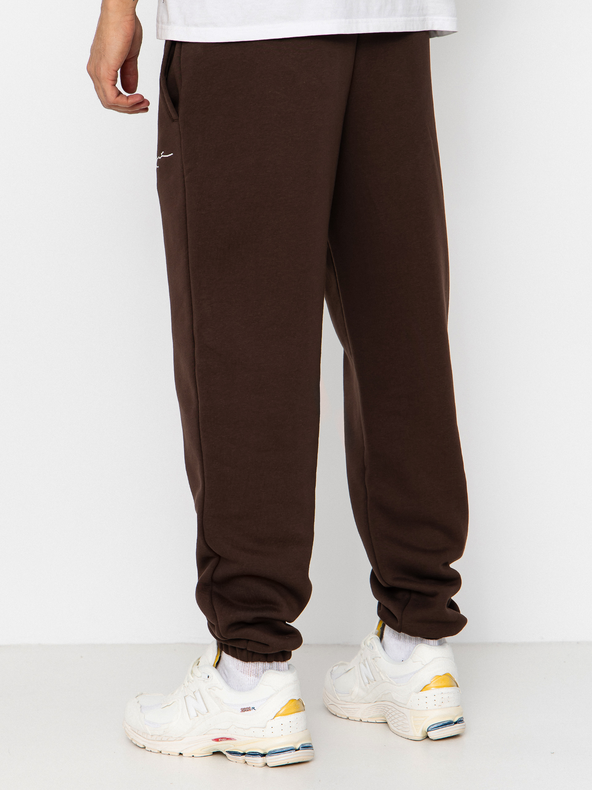 Nohavice Karl Kani Small Signature Essential Baggy (brown)