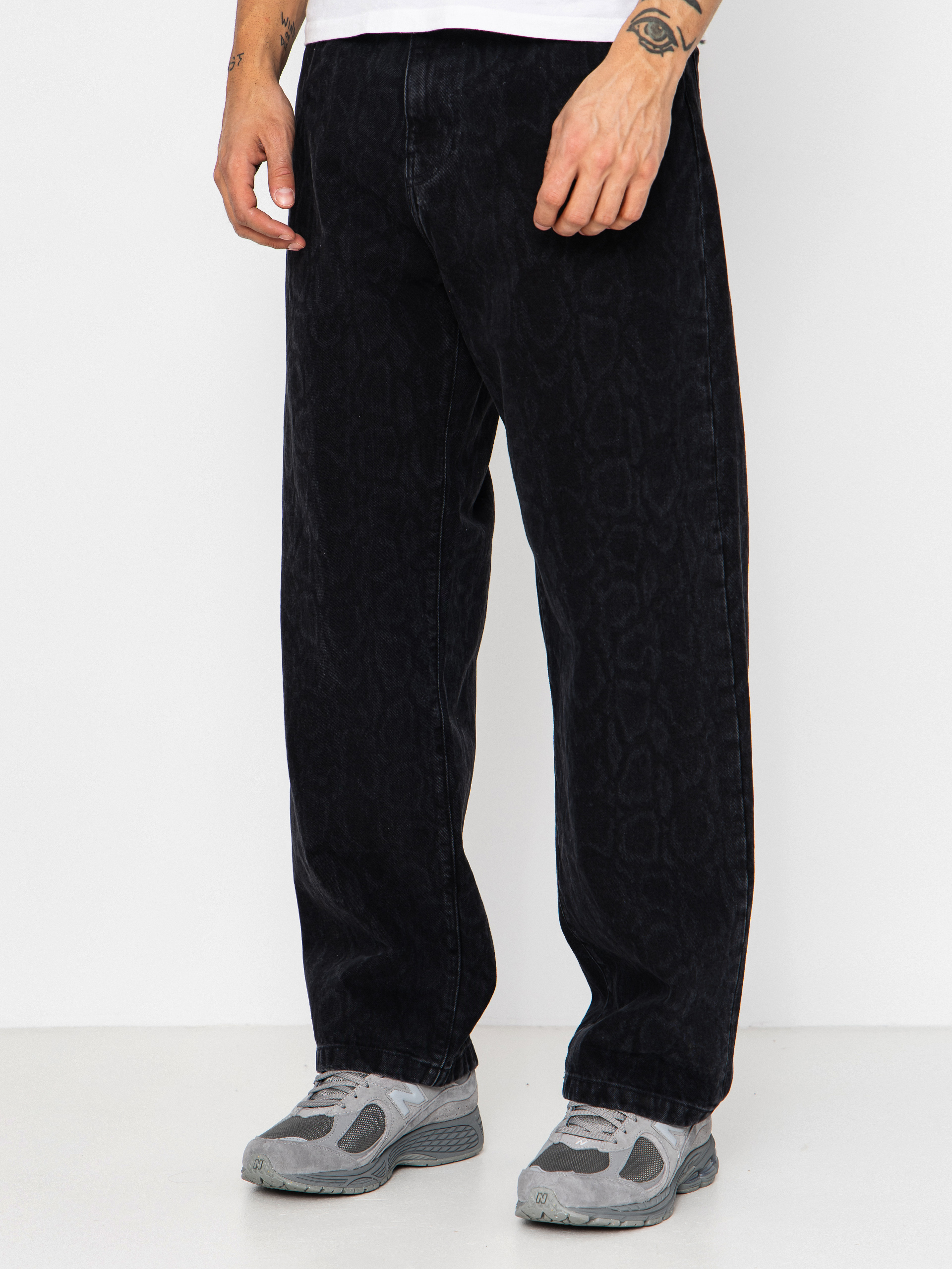 Nohavice Carhartt WIP Snake Landon (snake camo/black)