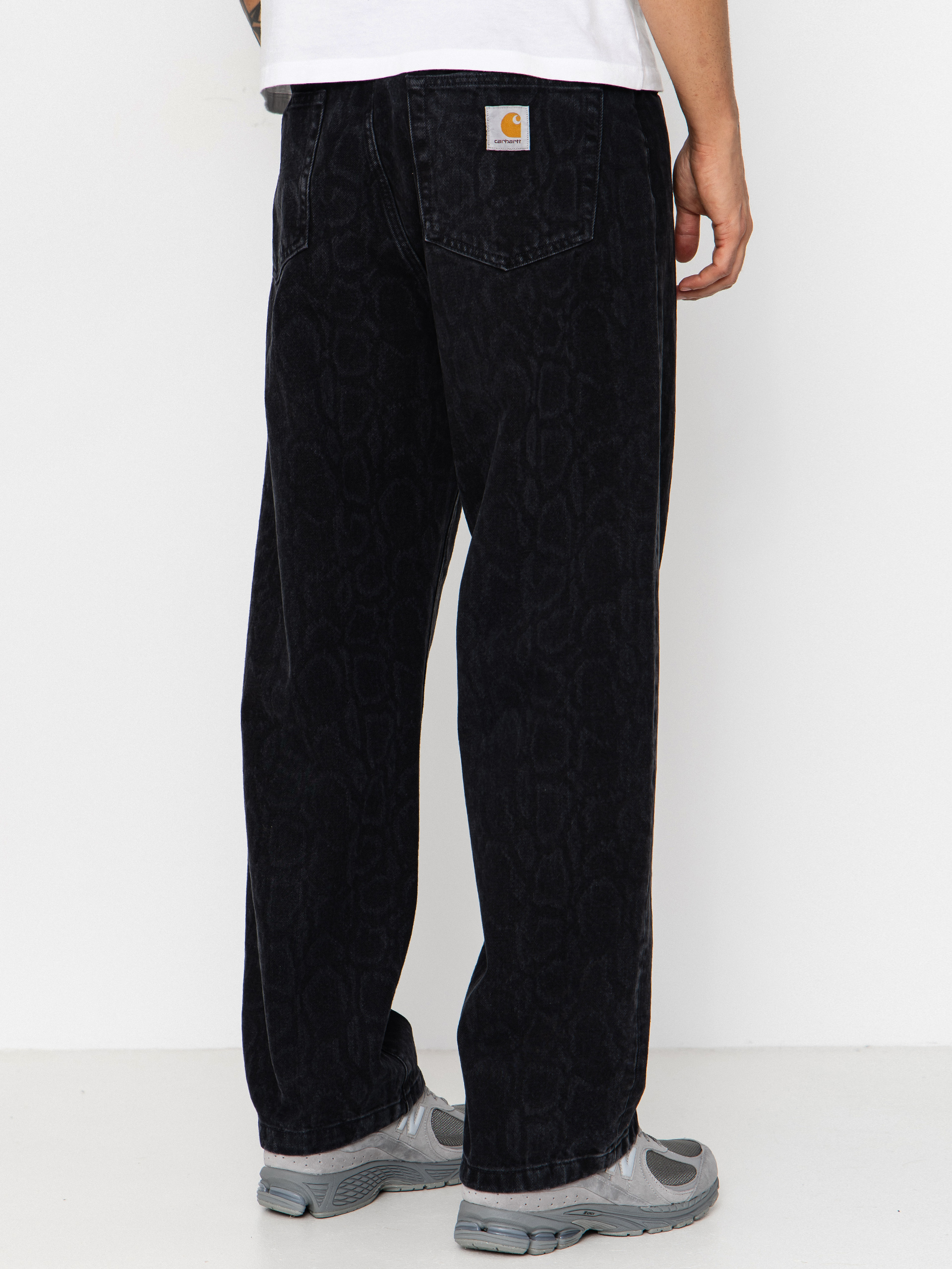 Nohavice Carhartt WIP Snake Landon (snake camo/black)