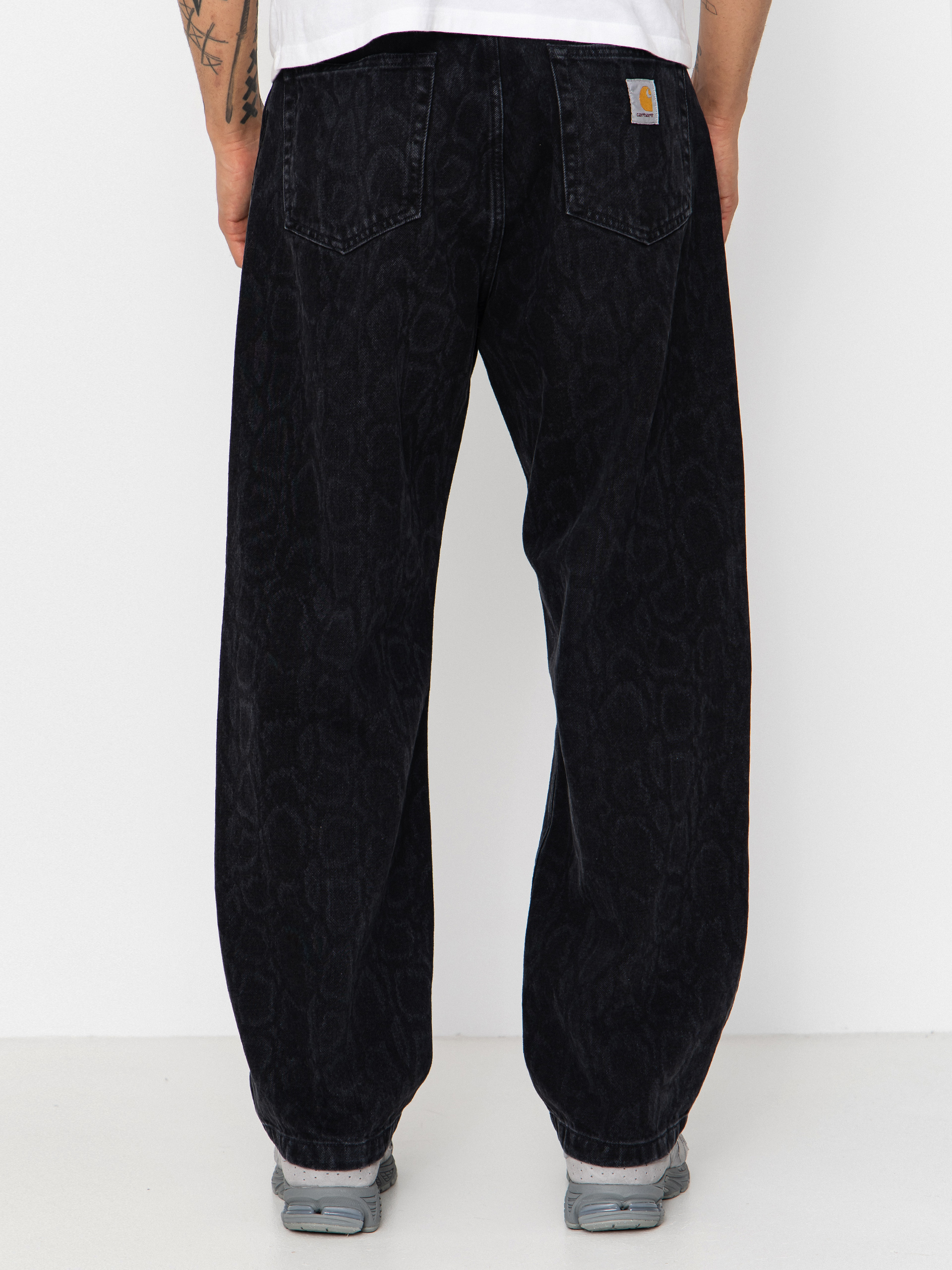 Nohavice Carhartt WIP Snake Landon (snake camo/black)