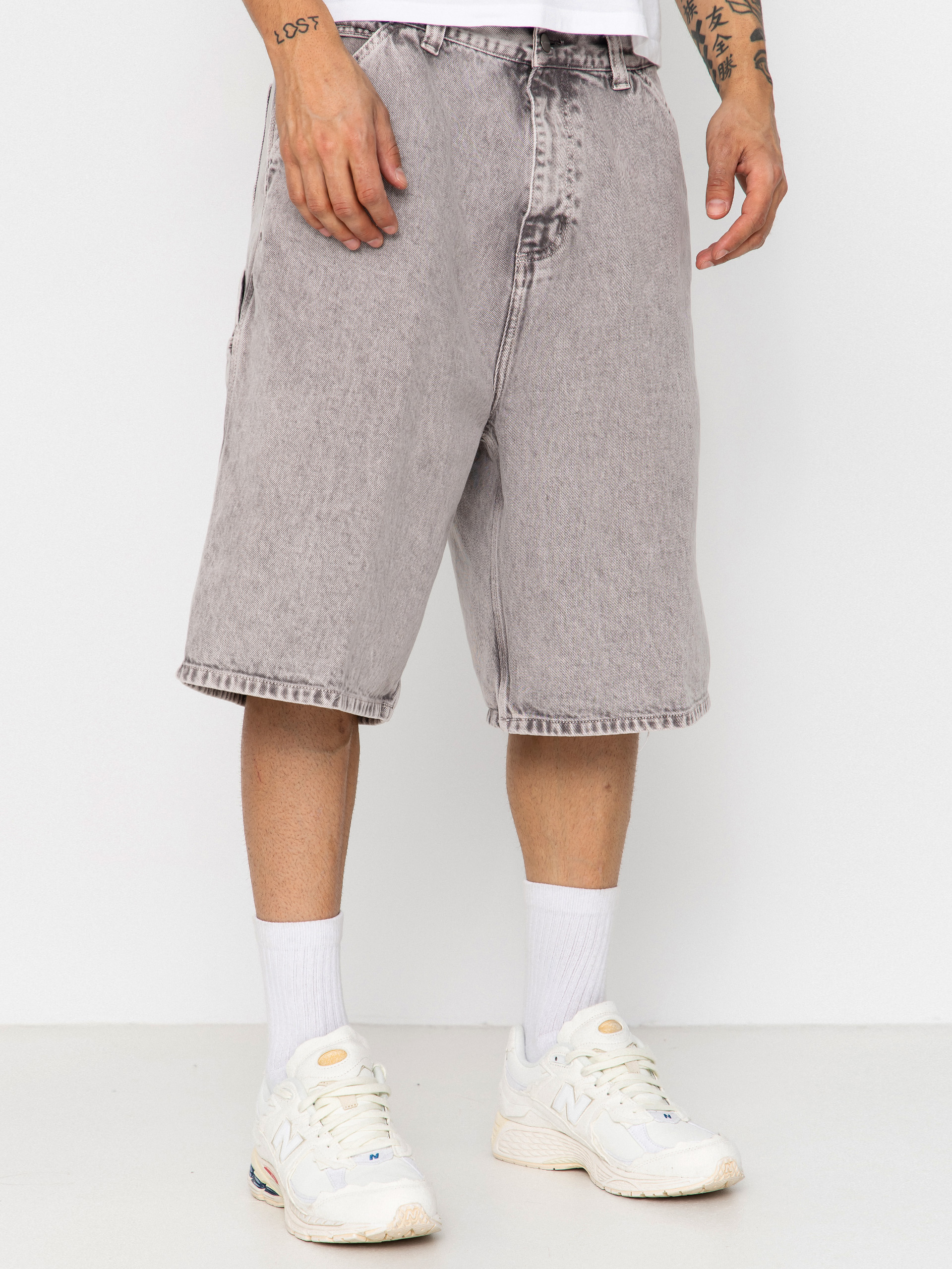 Kraťasy Carhartt WIP OG Single Knee (shale chalk wash)