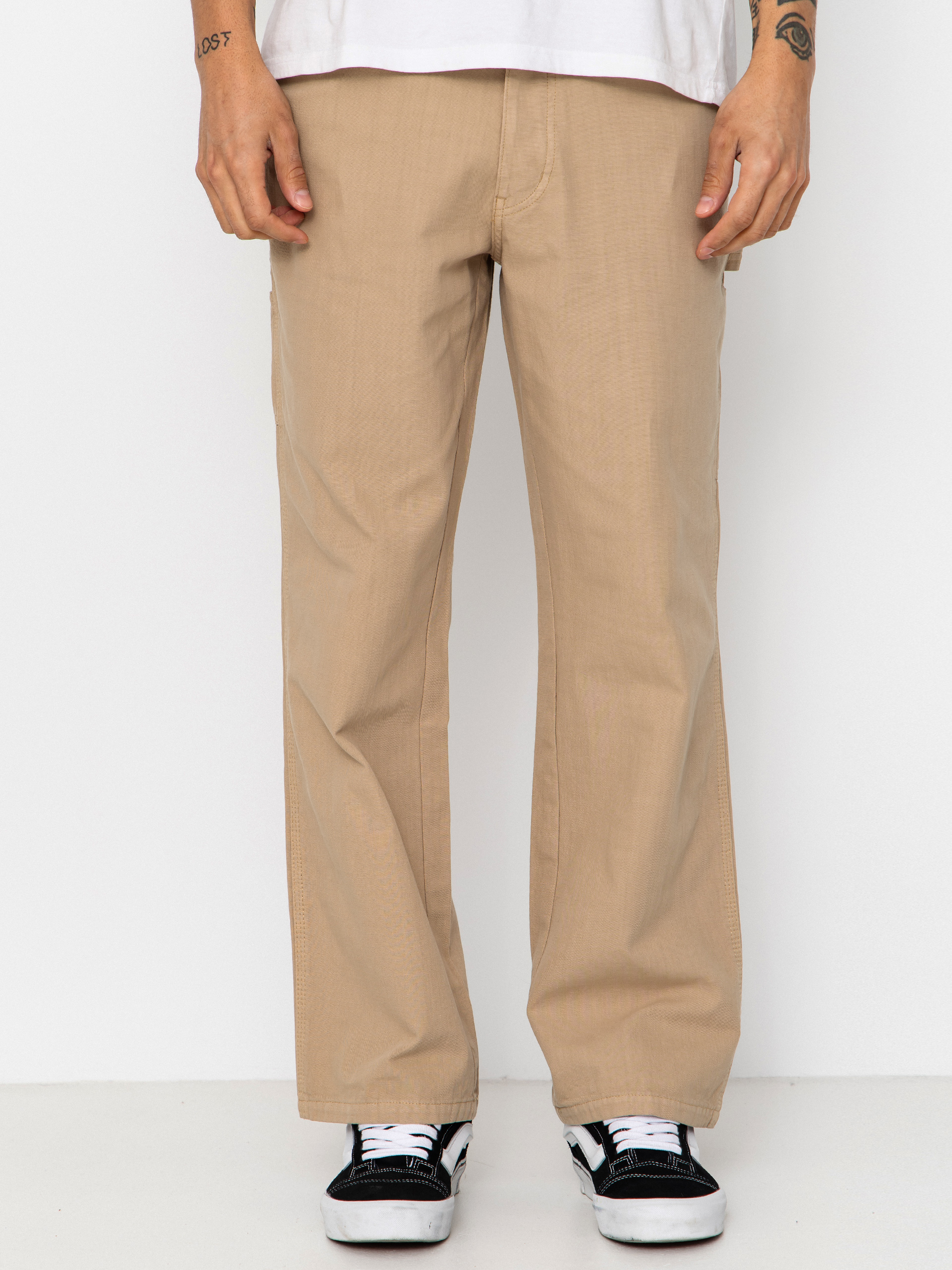 Nohavice Deus Ex Machina Big Fella Chambray (safari)