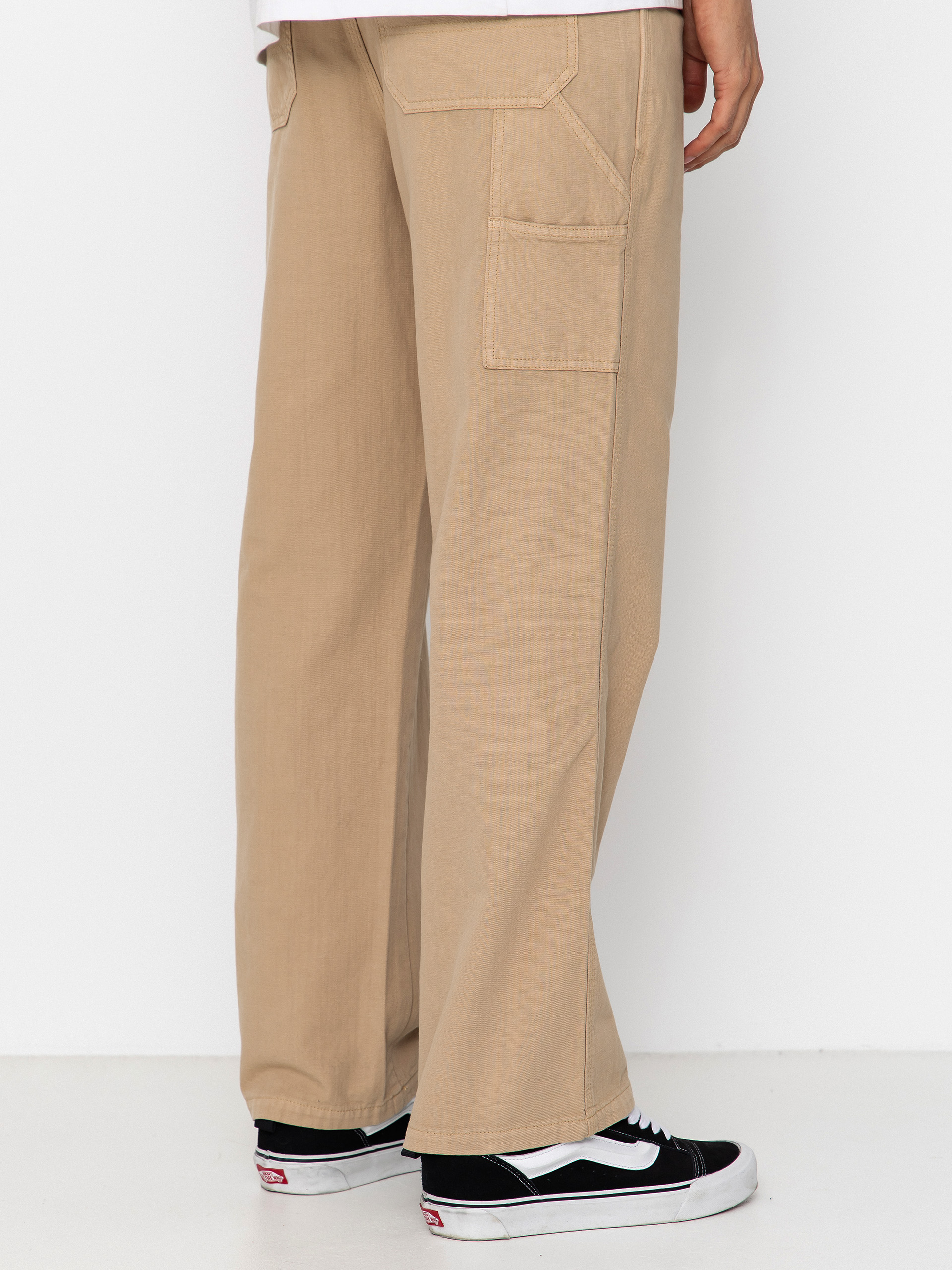 Nohavice Deus Ex Machina Big Fella Chambray (safari)