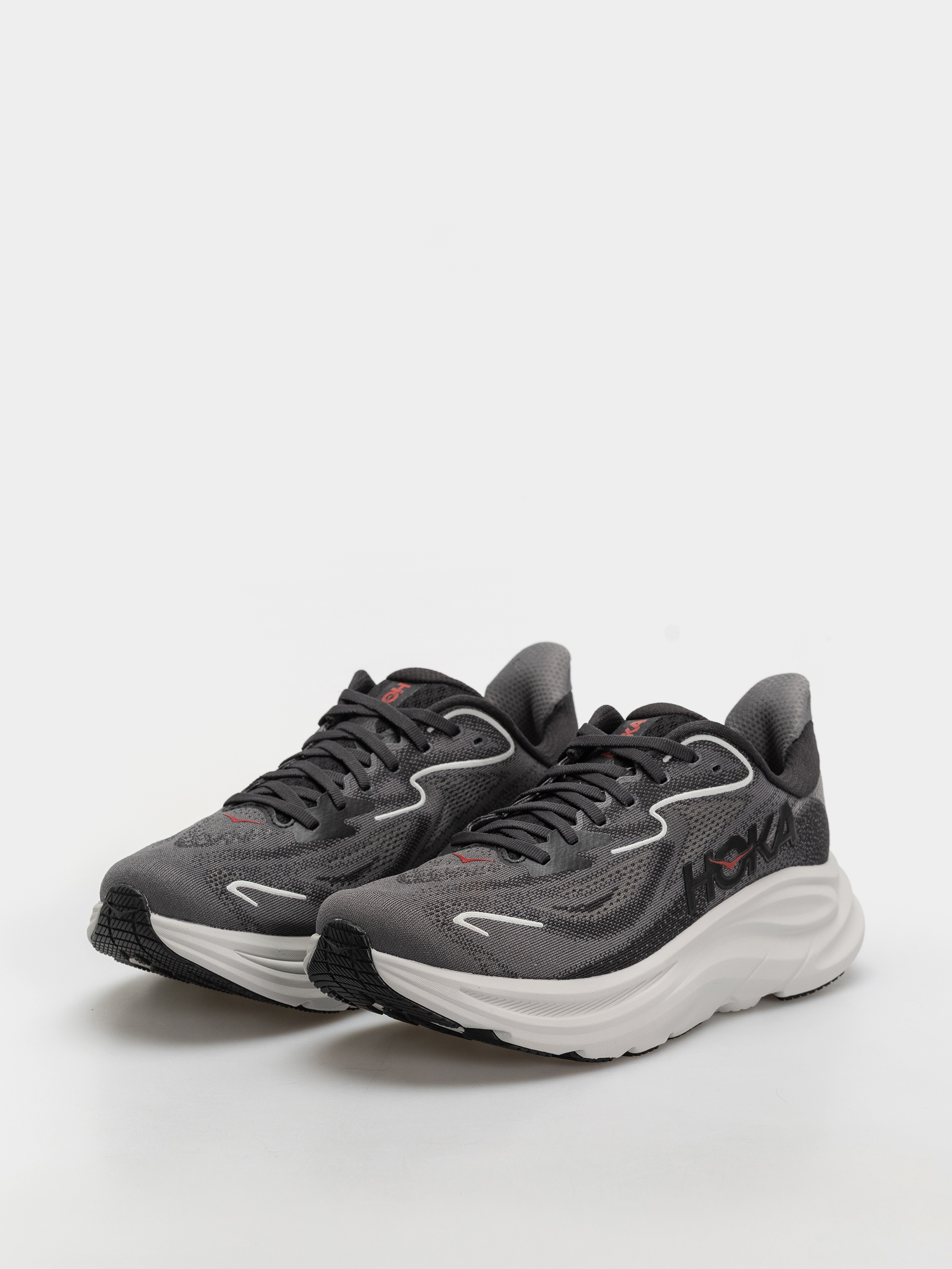 Topánky Hoka Clifton 10 (carbon black/satellite grey)
