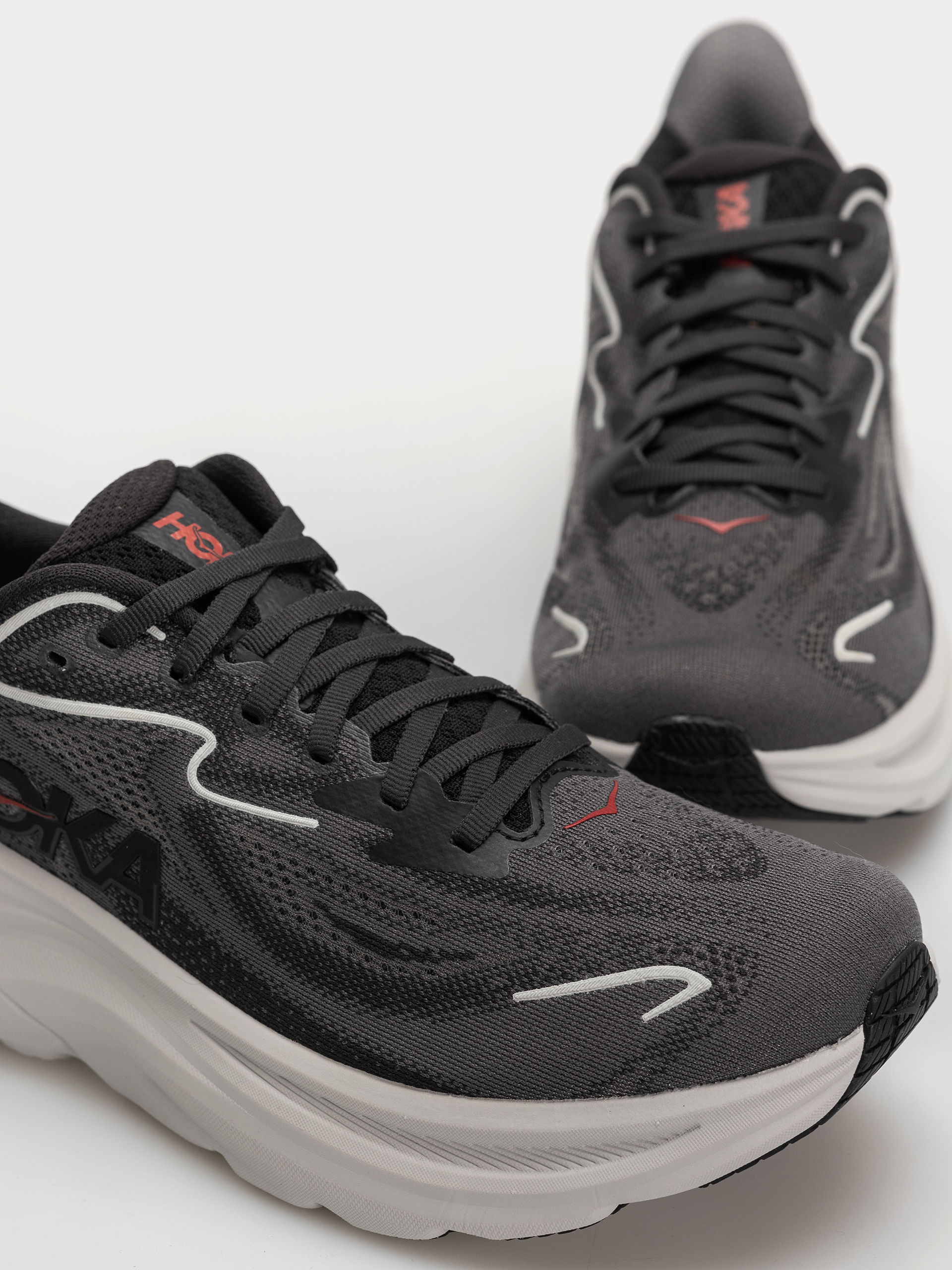 Topánky Hoka Clifton 10 (carbon black/satellite grey)