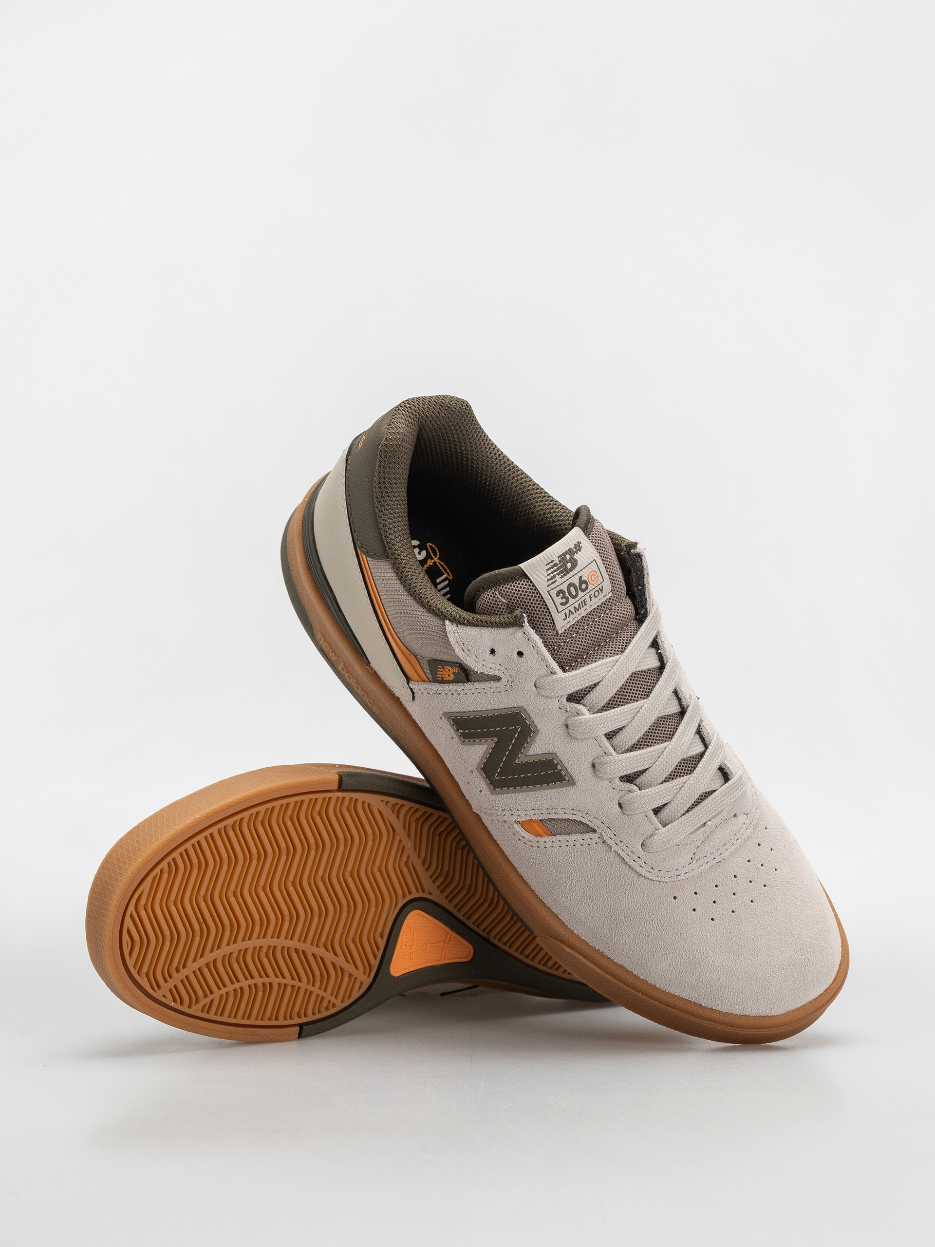 Topánky New Balance 306 (timberwolf/dark moss)