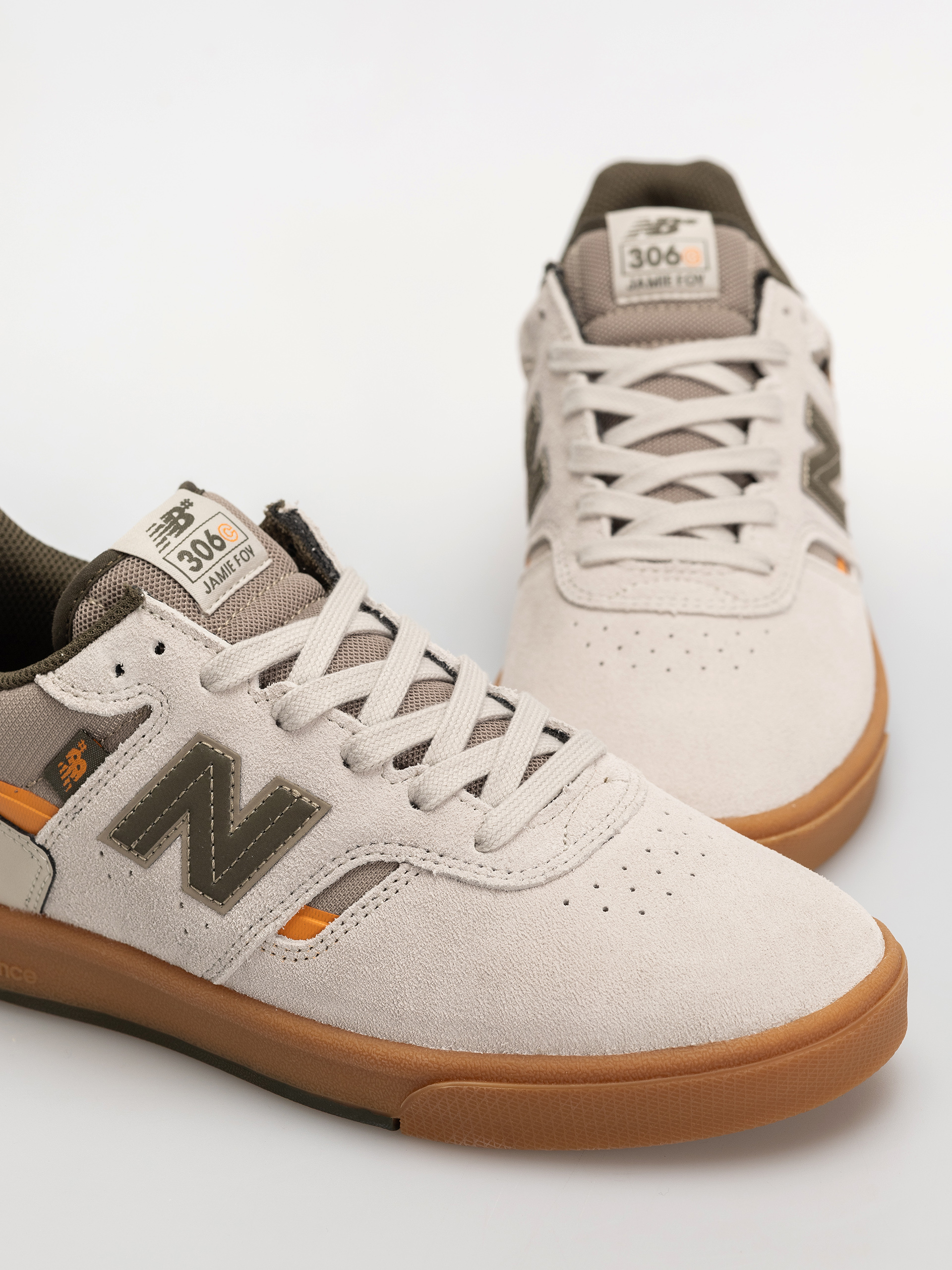 Topánky New Balance 306 (timberwolf/dark moss)