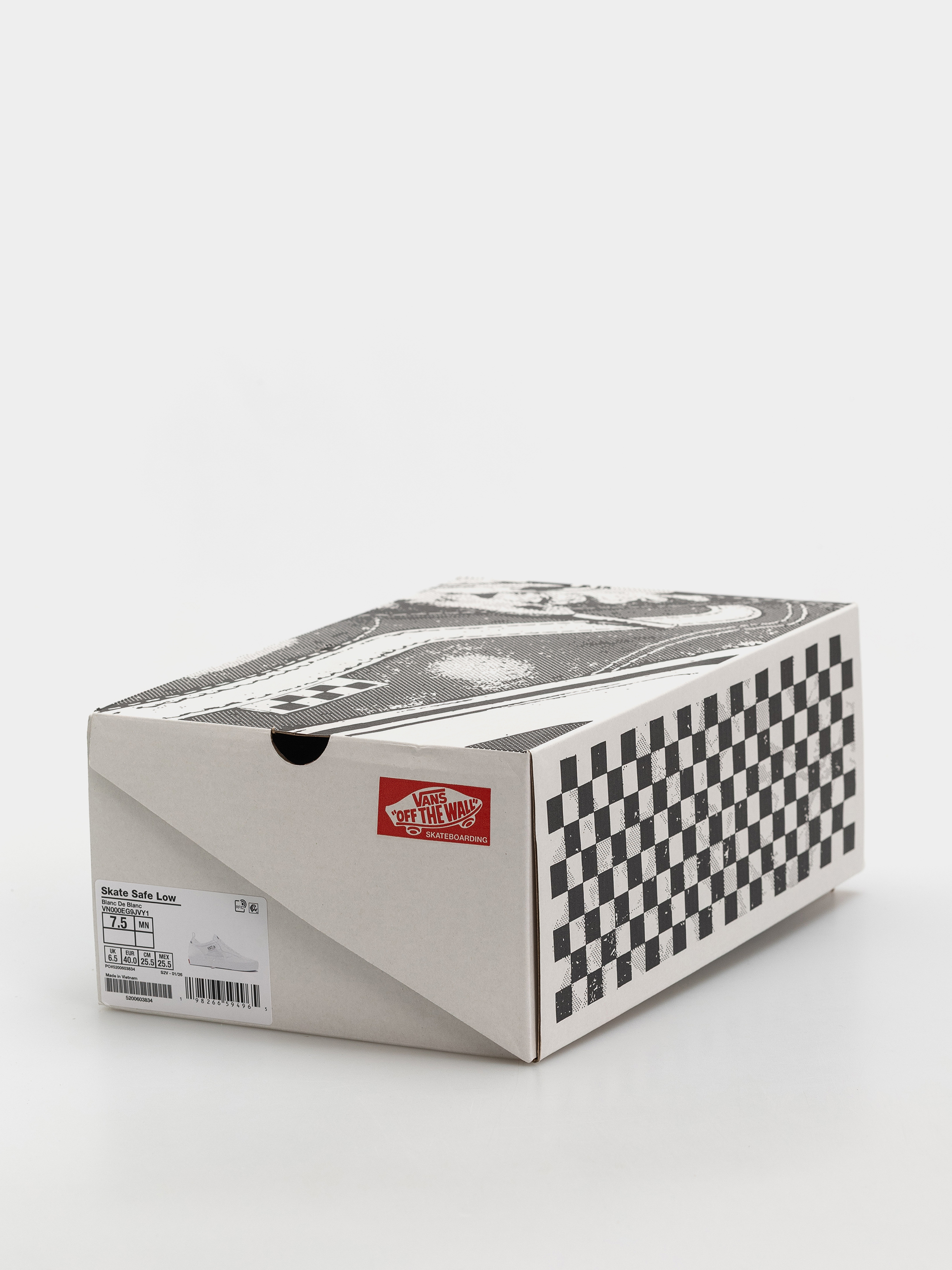 Topánky Vans Skate Safe Low (blanc de blanc)