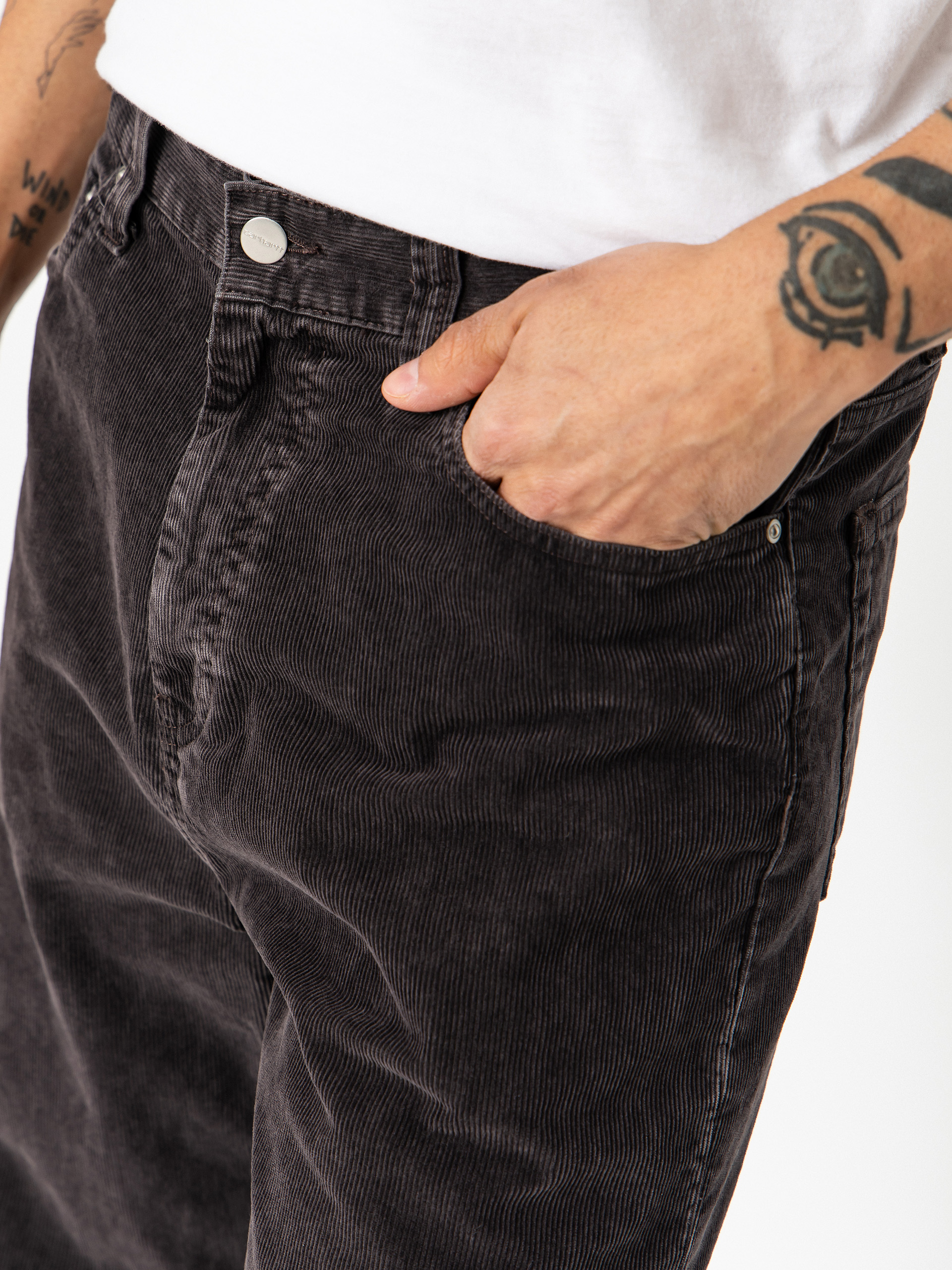 Nohavice Carhartt WIP Aaron (shale)