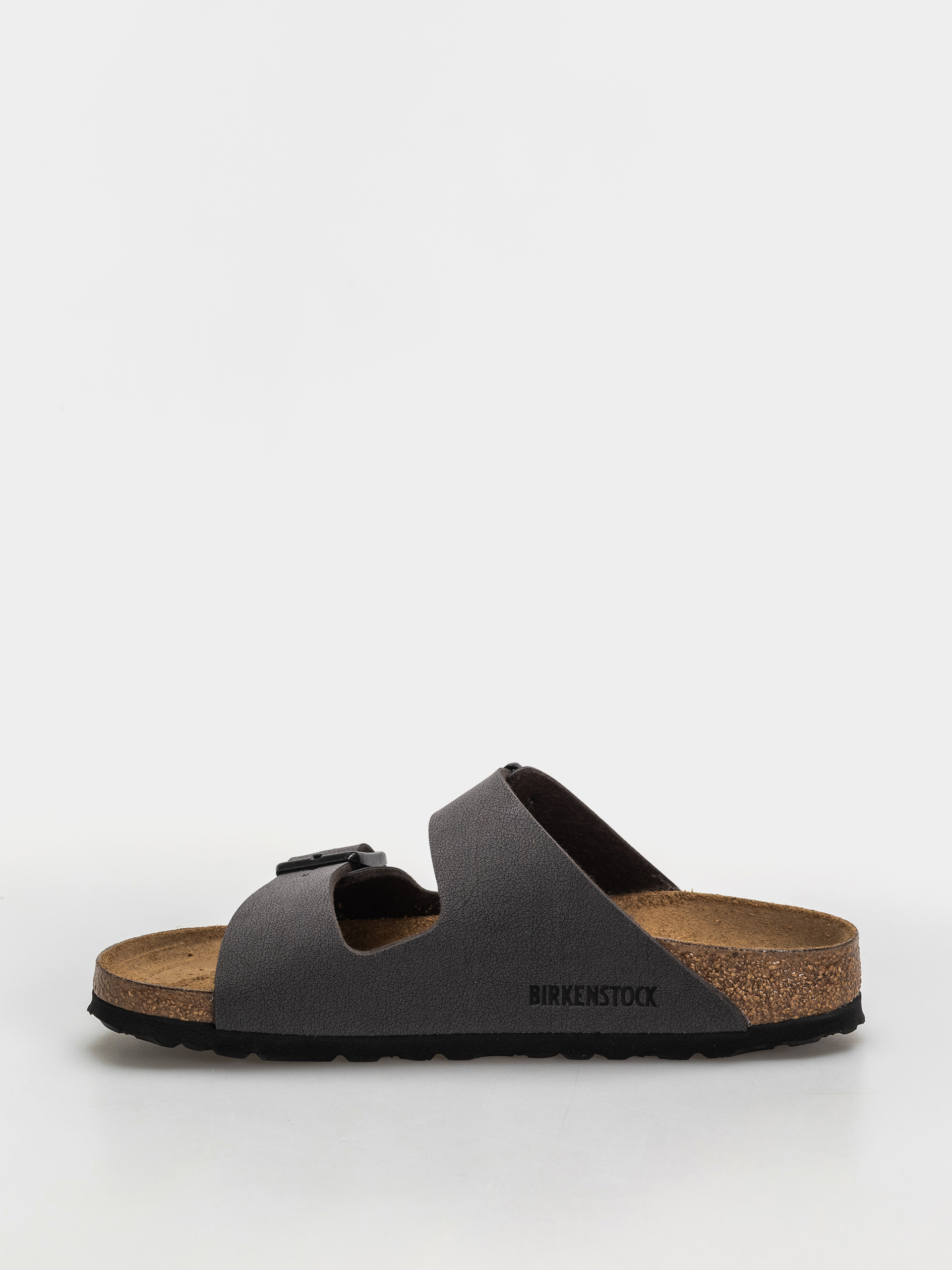 Šľapky Birkenstock Arizona Birkibuc Narrow (velvet gray/black)