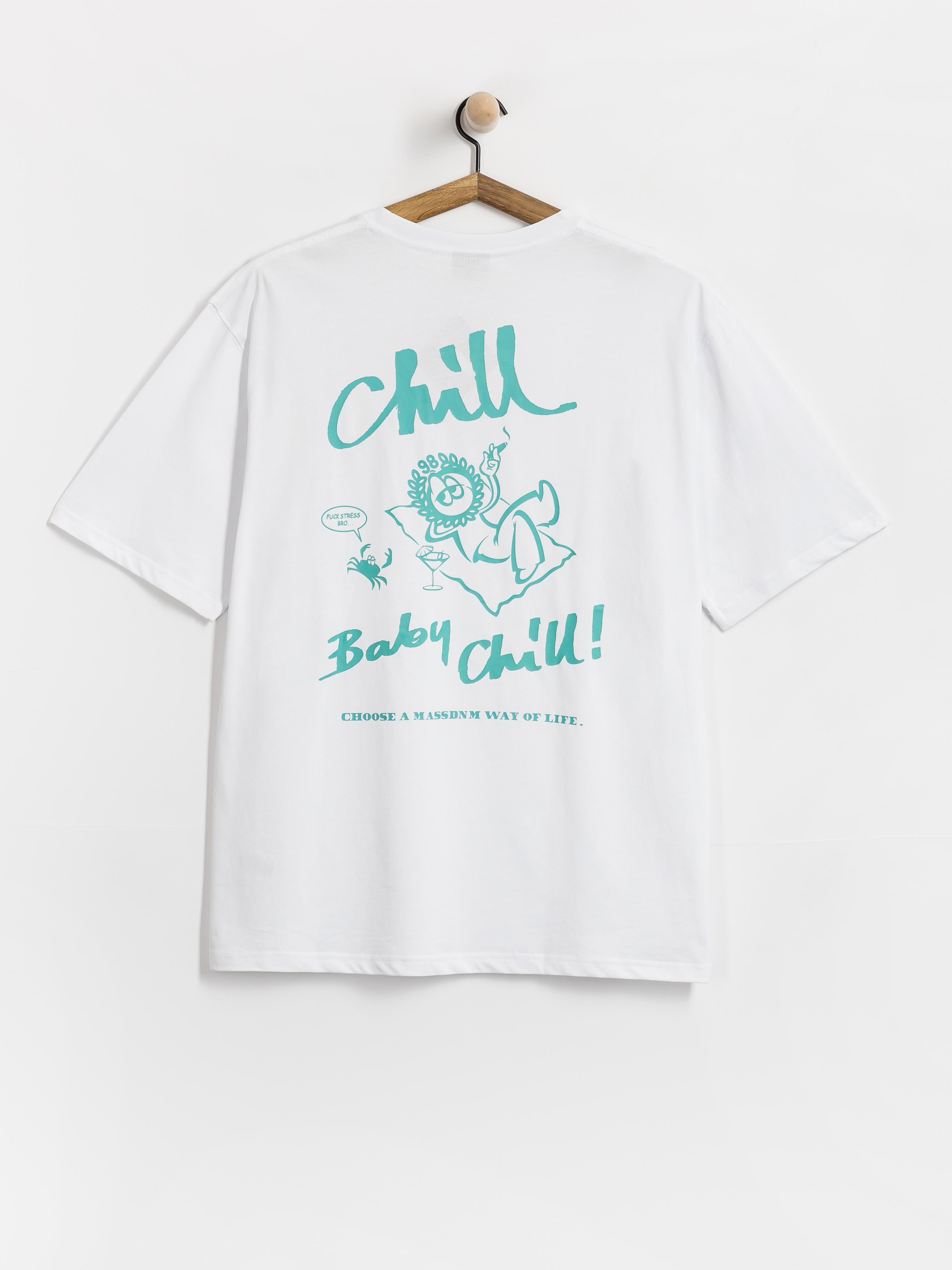 Tričko MassDnm Chill (white)