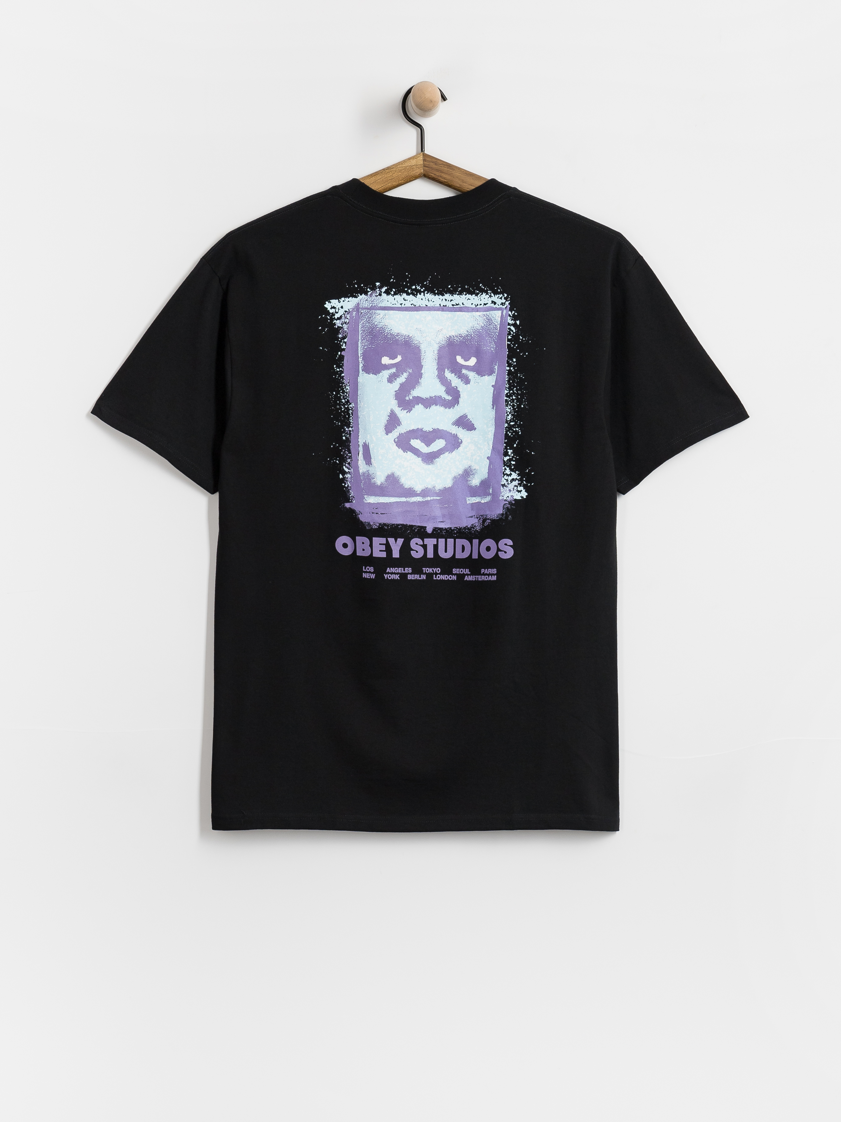 Tričko OBEY Chalky Icon (black)