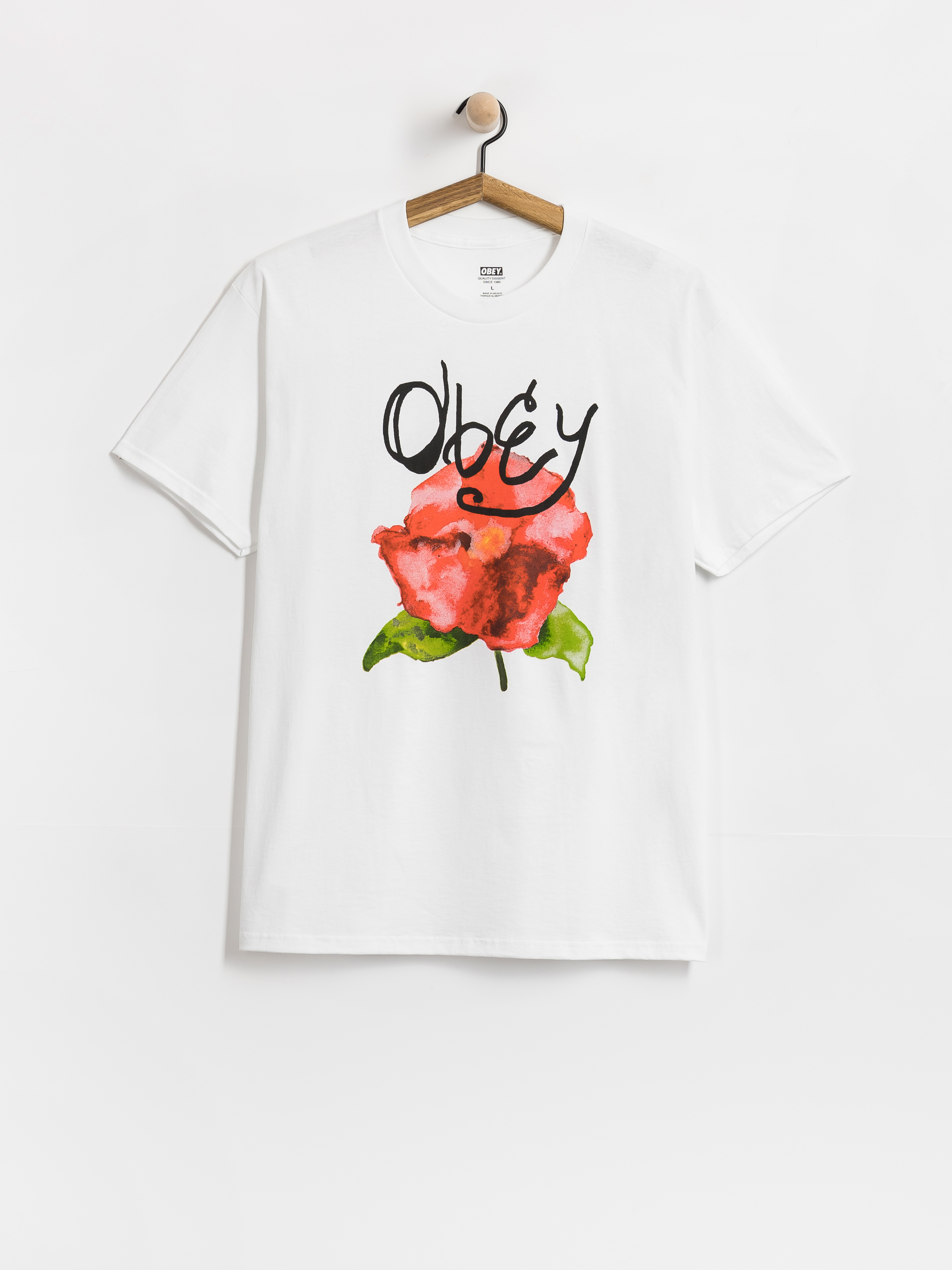 Triu010dko OBEY Watercolor Poppy (white)