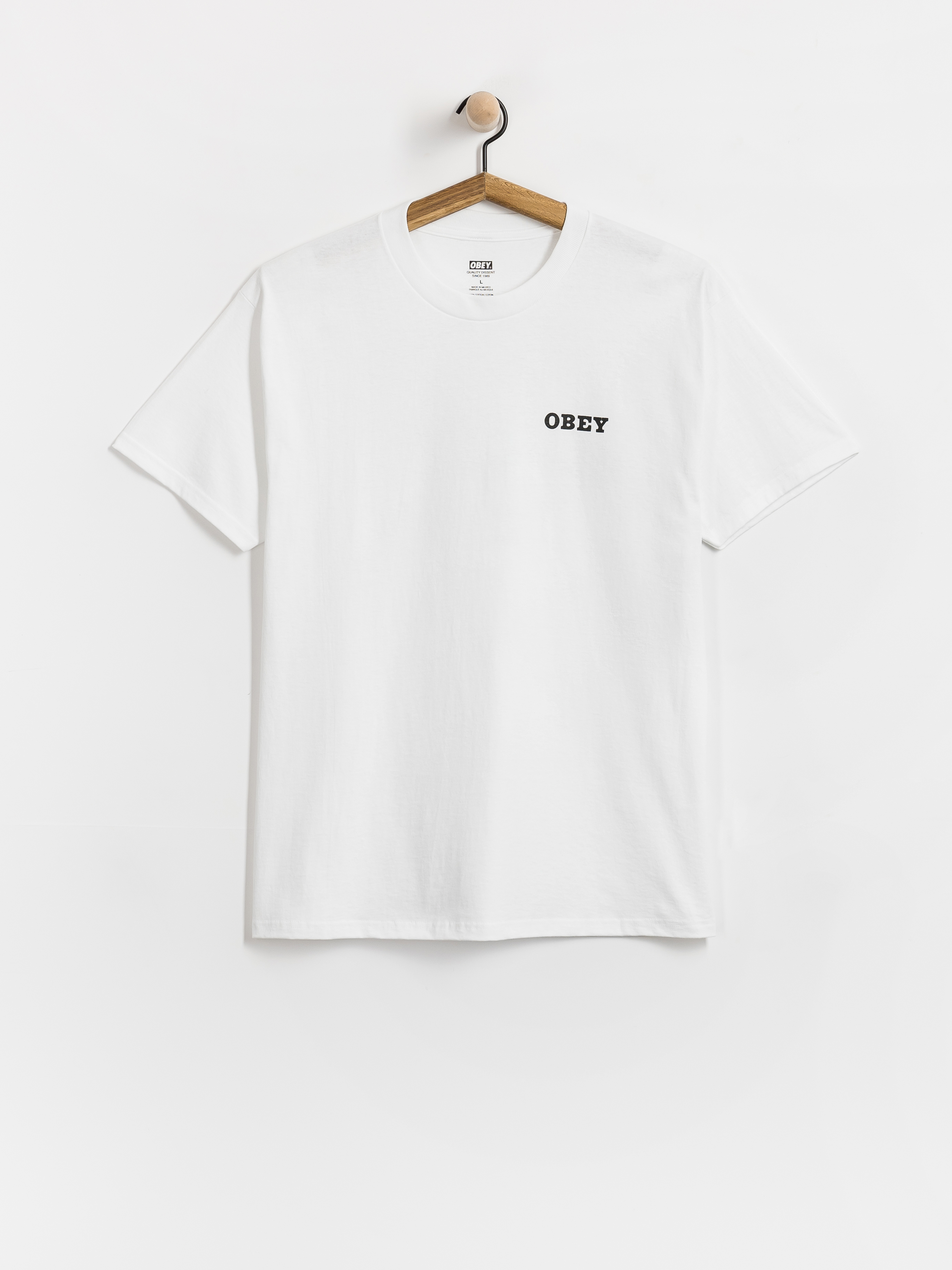 Tričko OBEY Savage Sounds Leopard (white)