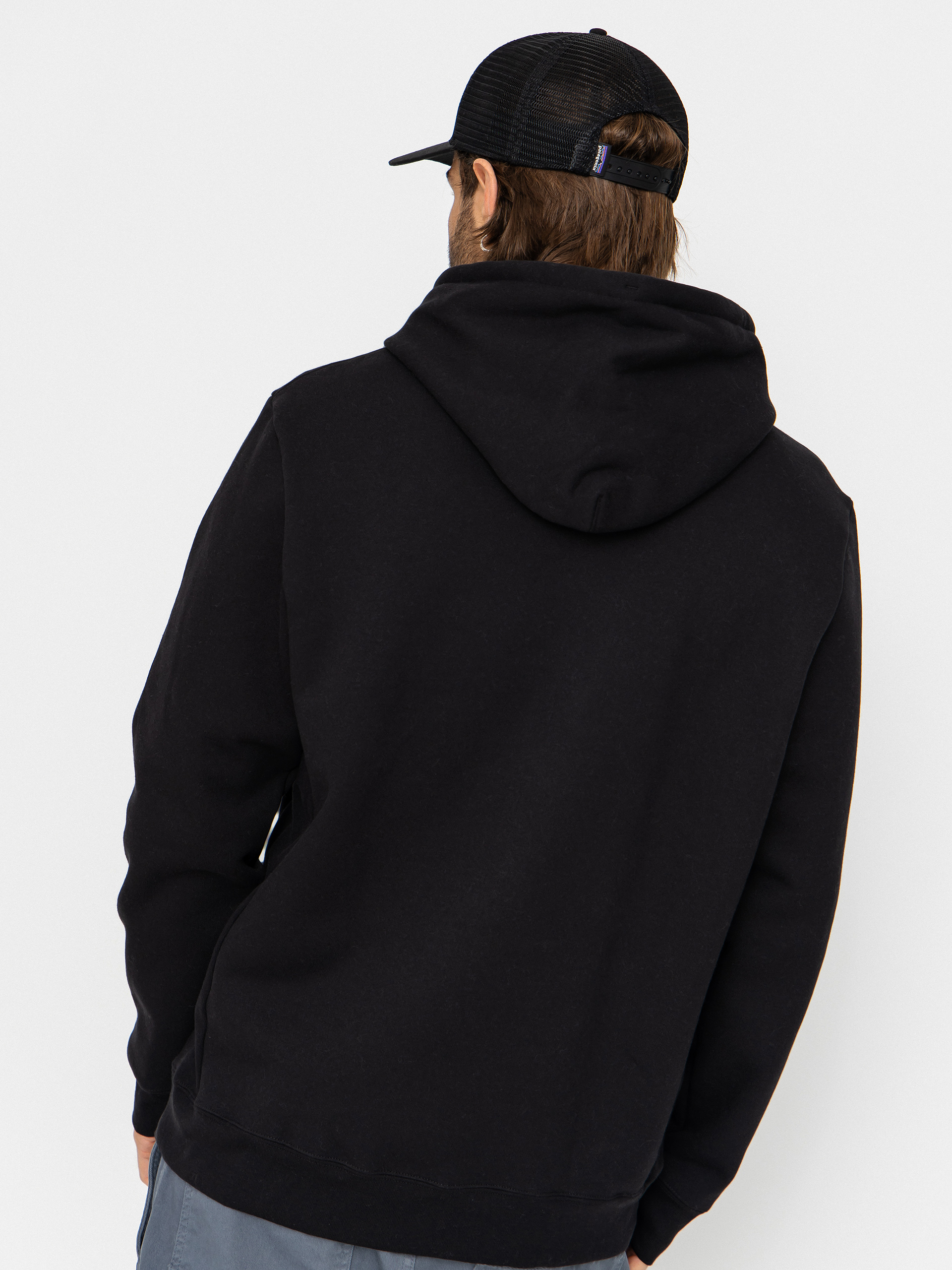 Mikina s kapucňou Patagonia P 6 Label Uprisal HD (black)