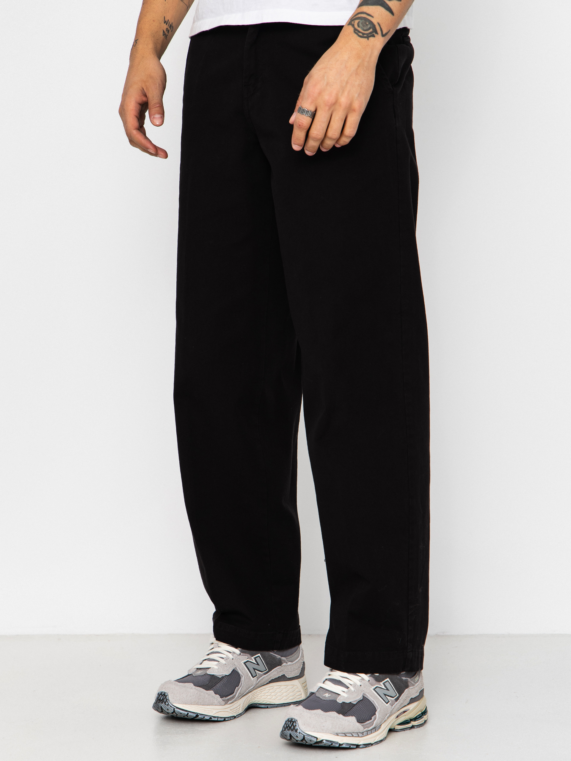 Nohavice Dickies 247 Loose Garment Dyed Work (black)