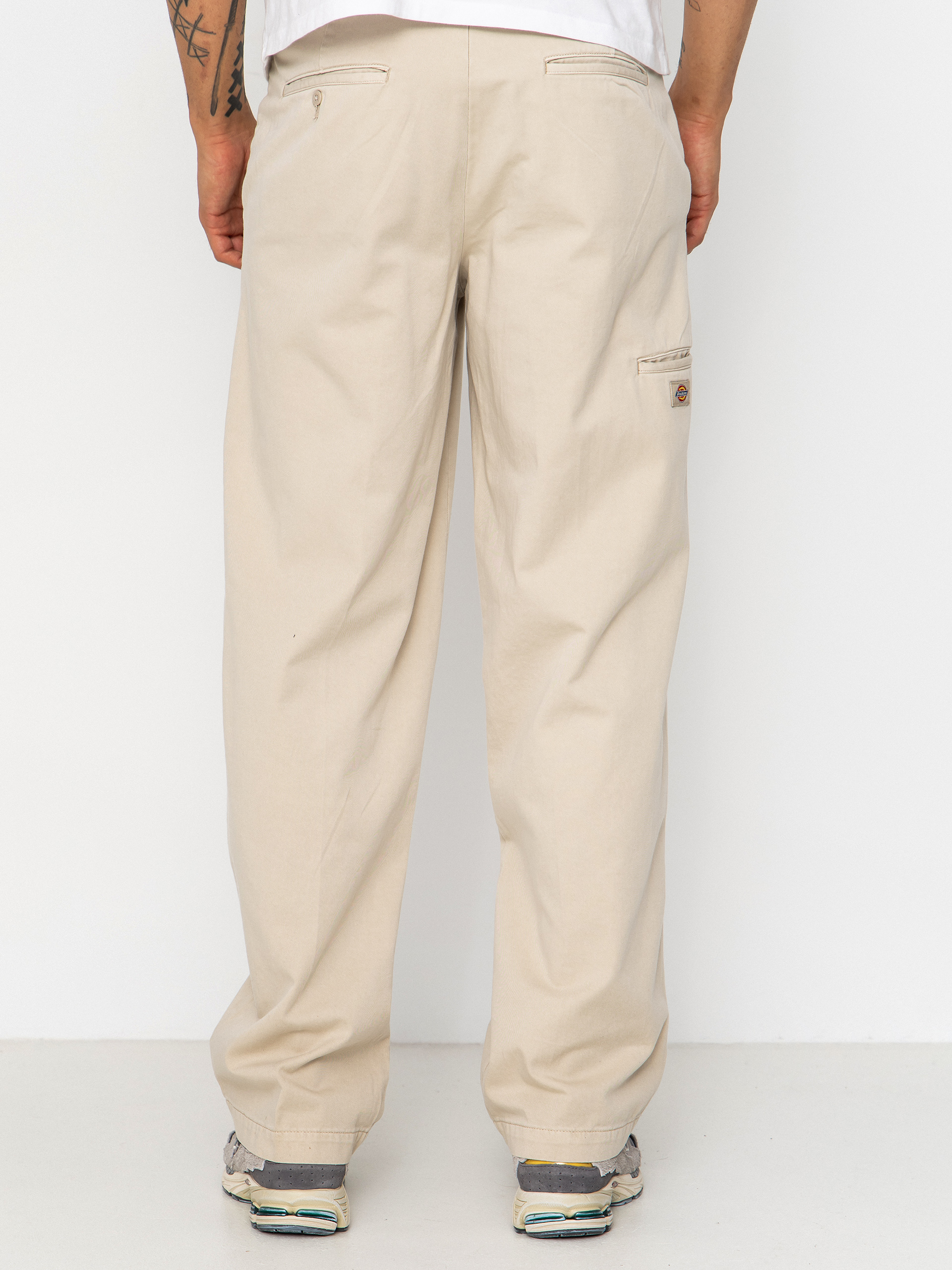 Nohavice Dickies 247 Loose Garment Dyed Work (stone)