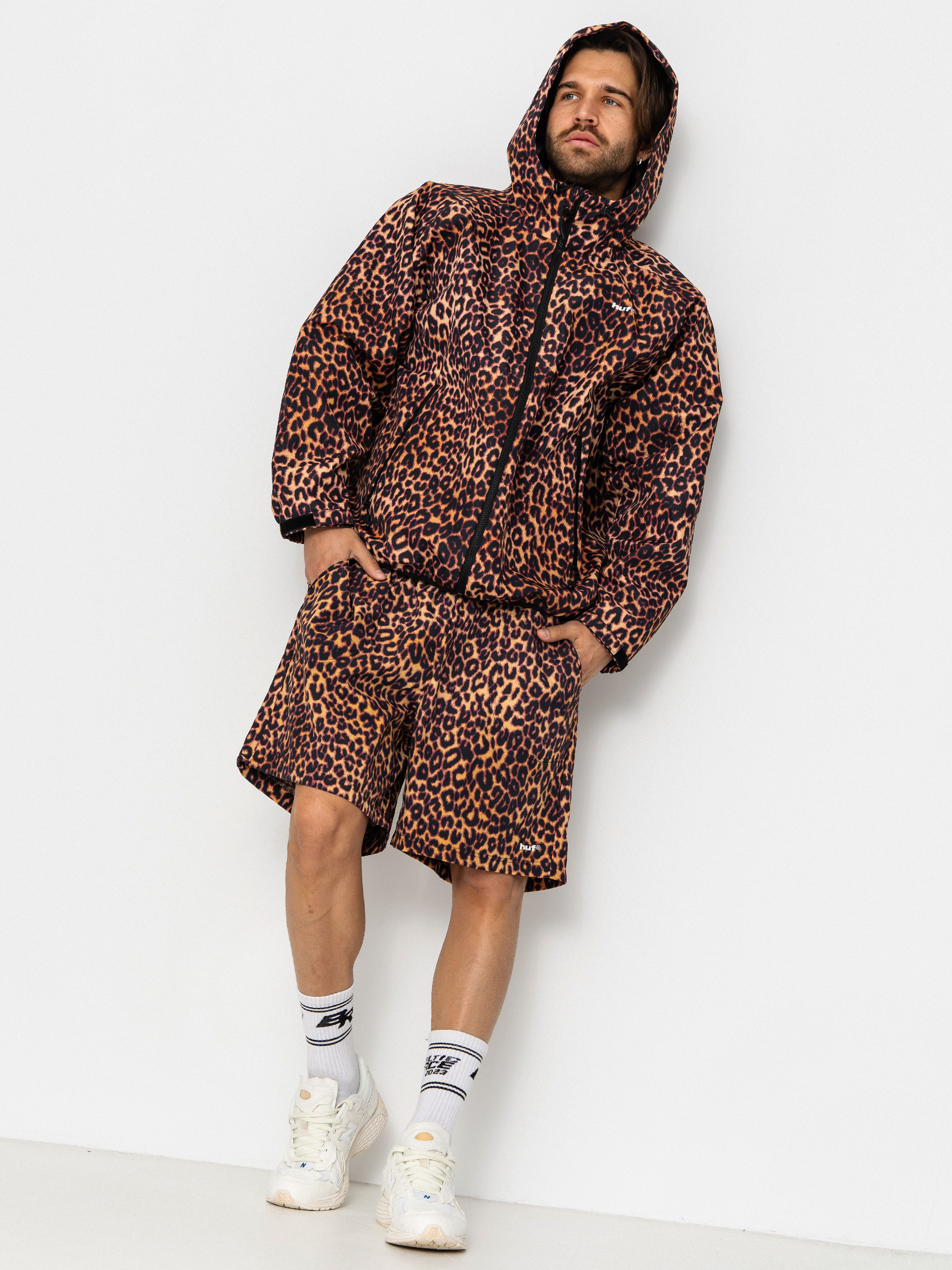 Bunda HUF Rainier Printed Shell (brown)