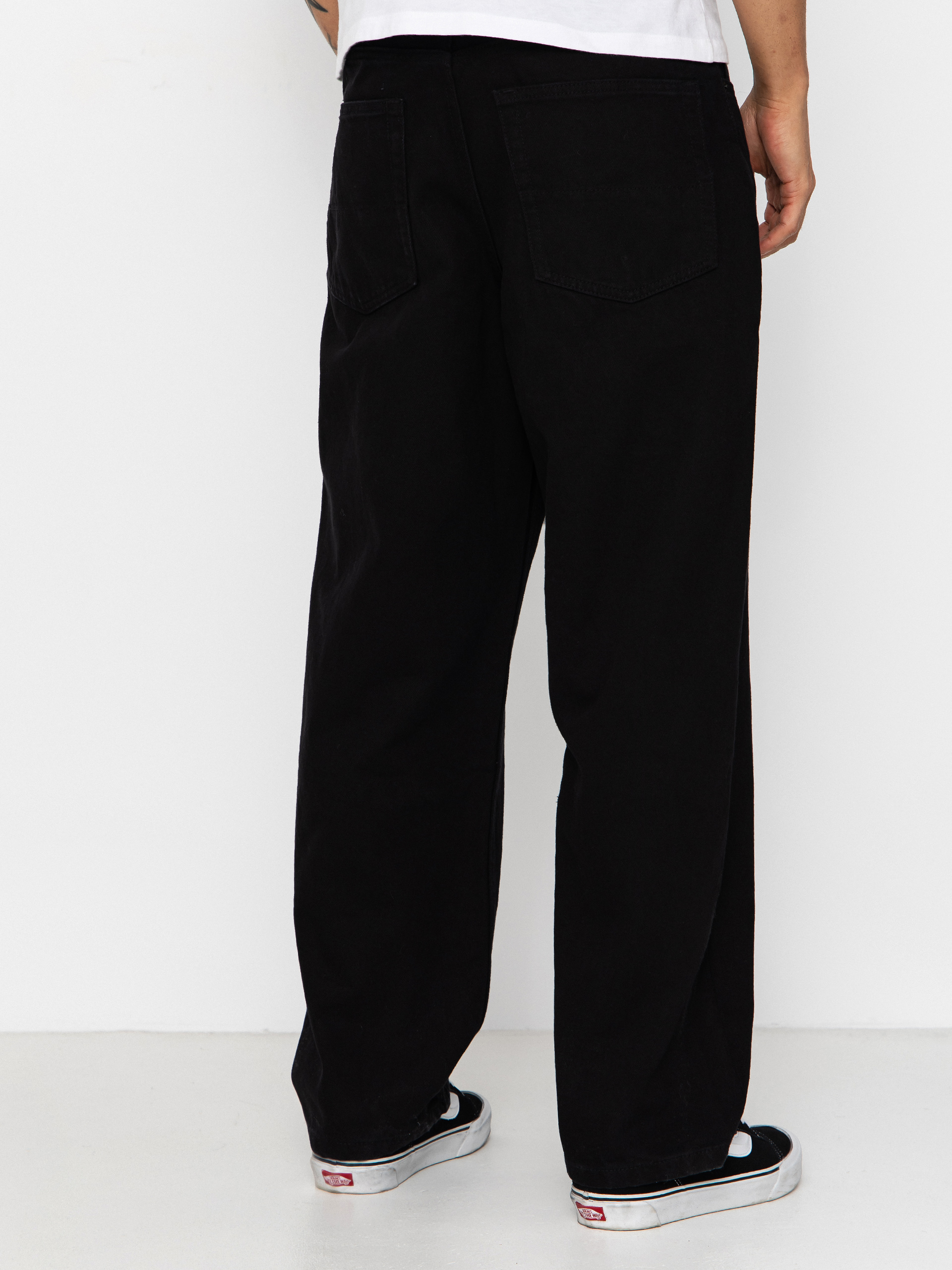 Nohavice Vans Check 5 Baggy Denim (black)