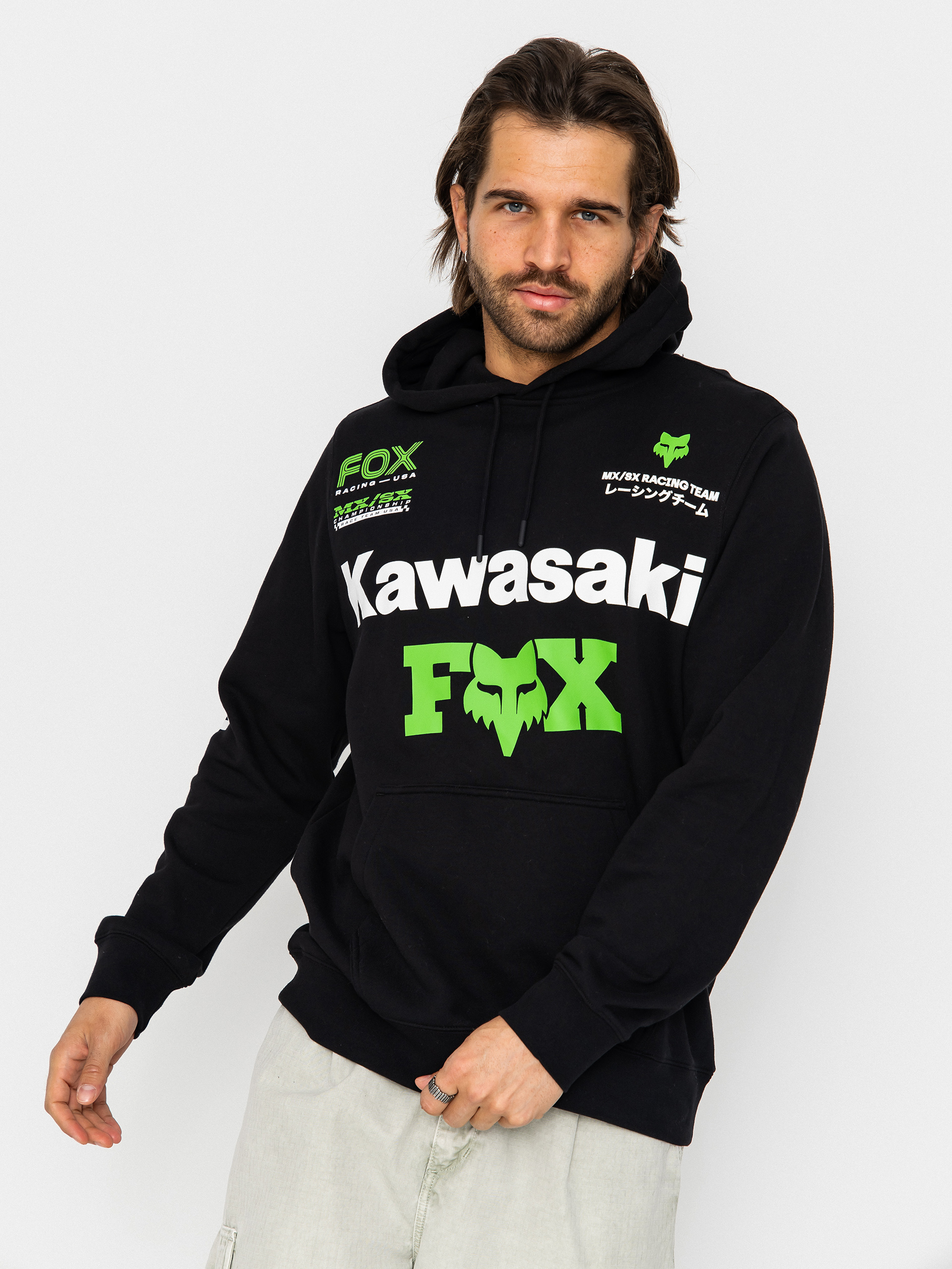 Mikina s kapucňou Fox Kawi HD (black)