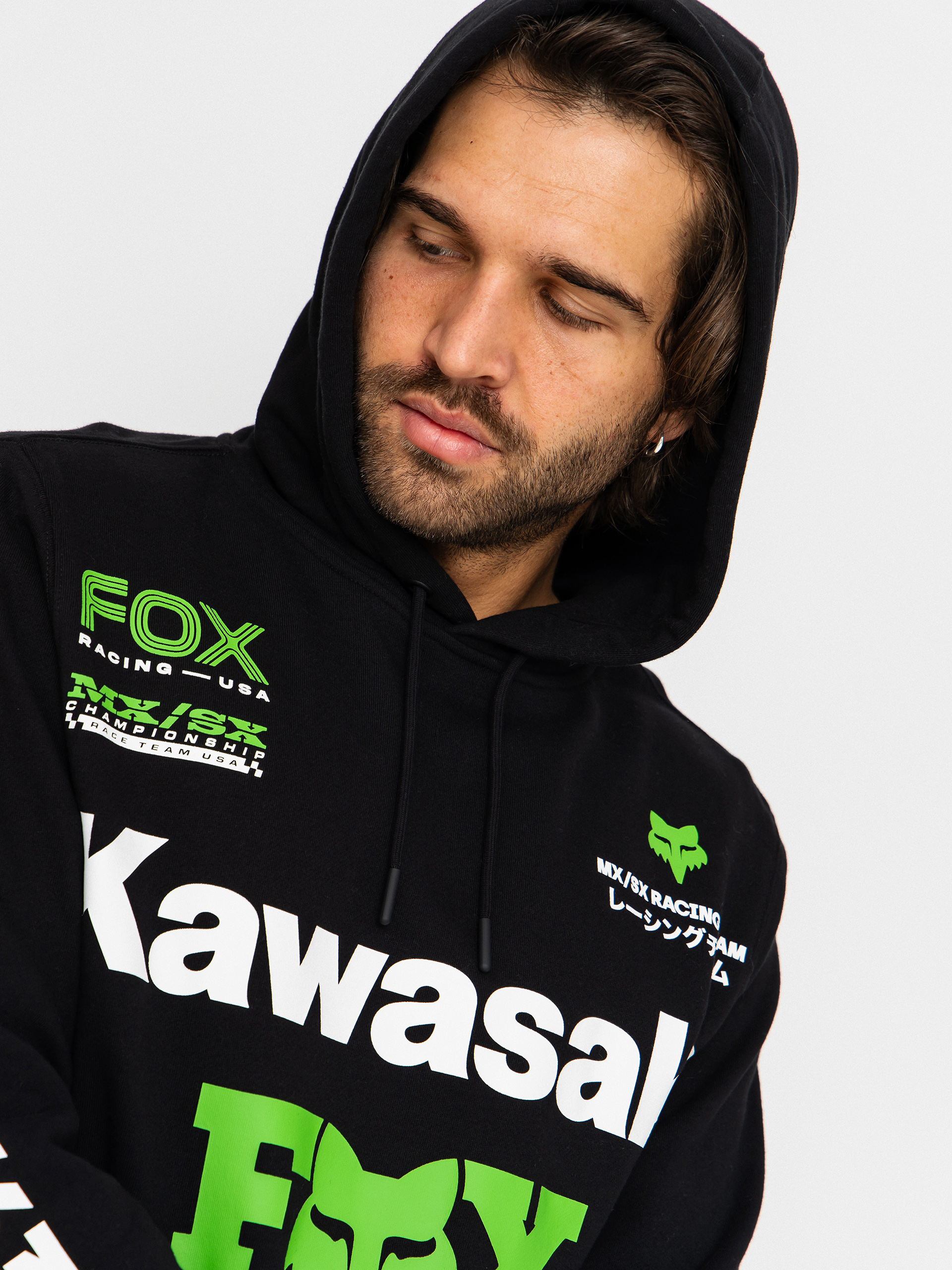Mikina s kapucňou Fox Kawi HD (black)