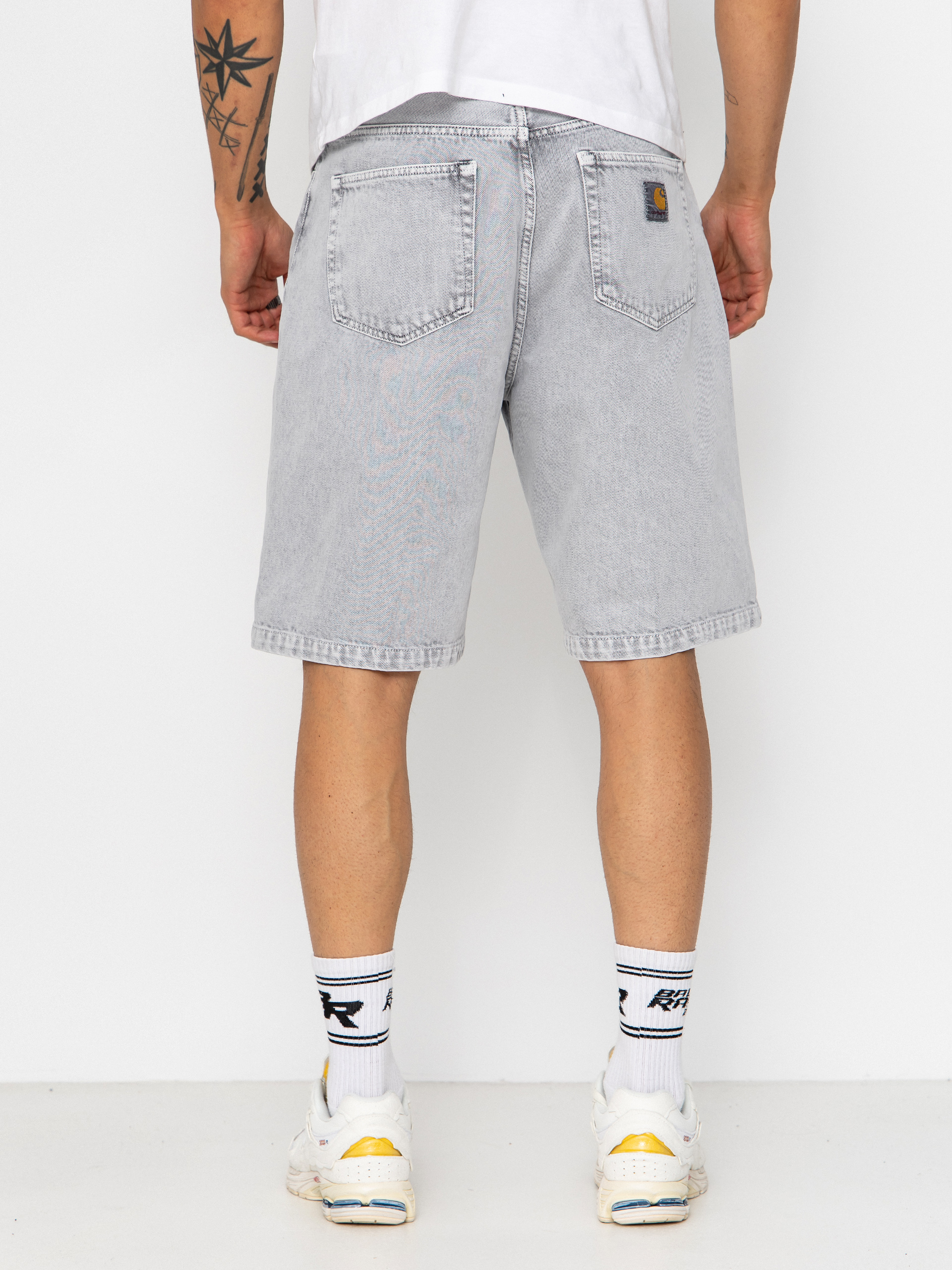 Kraťasy Carhartt WIP Landon (black chalk wash)