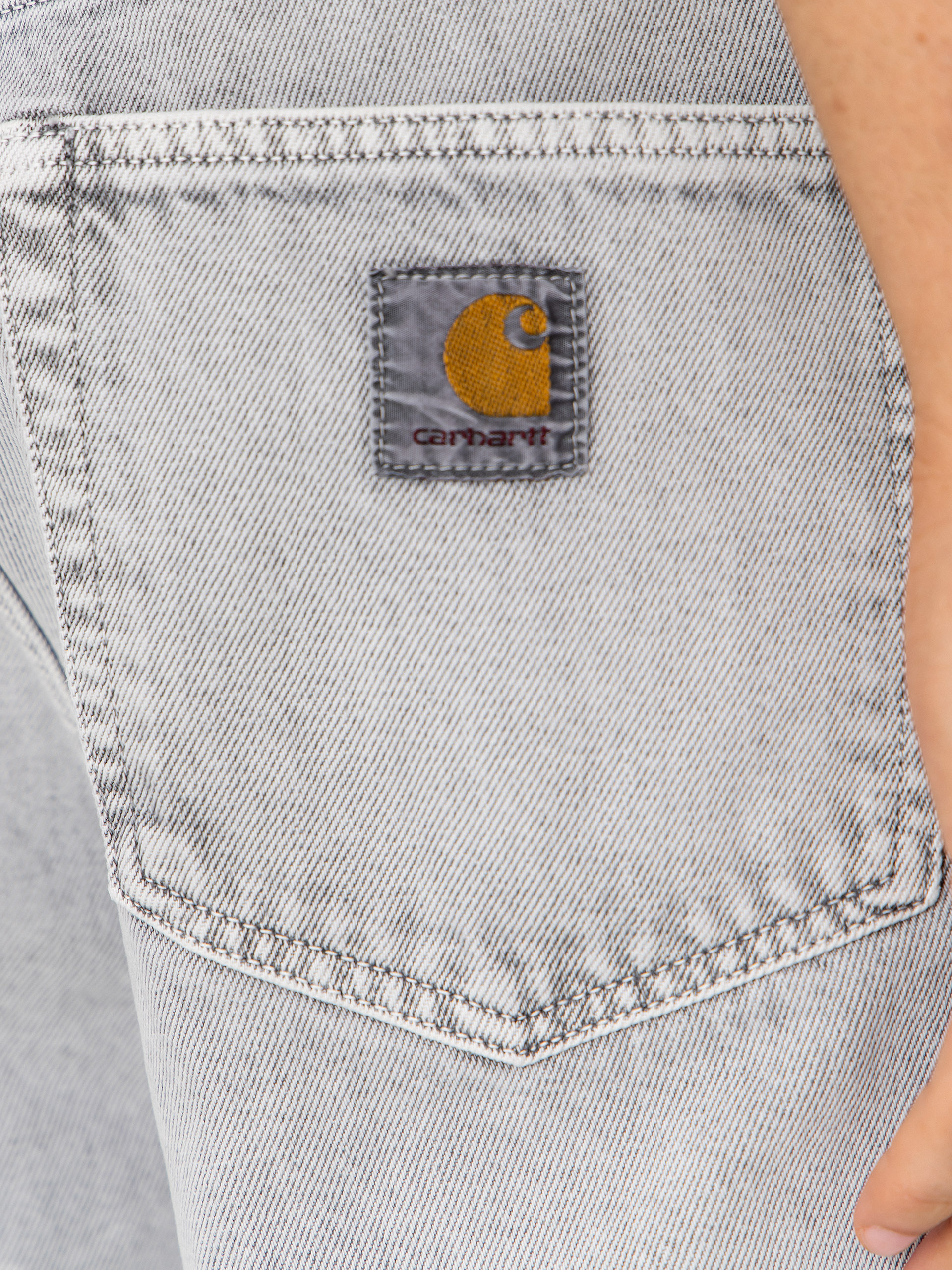 Kraťasy Carhartt WIP Landon (black chalk wash)