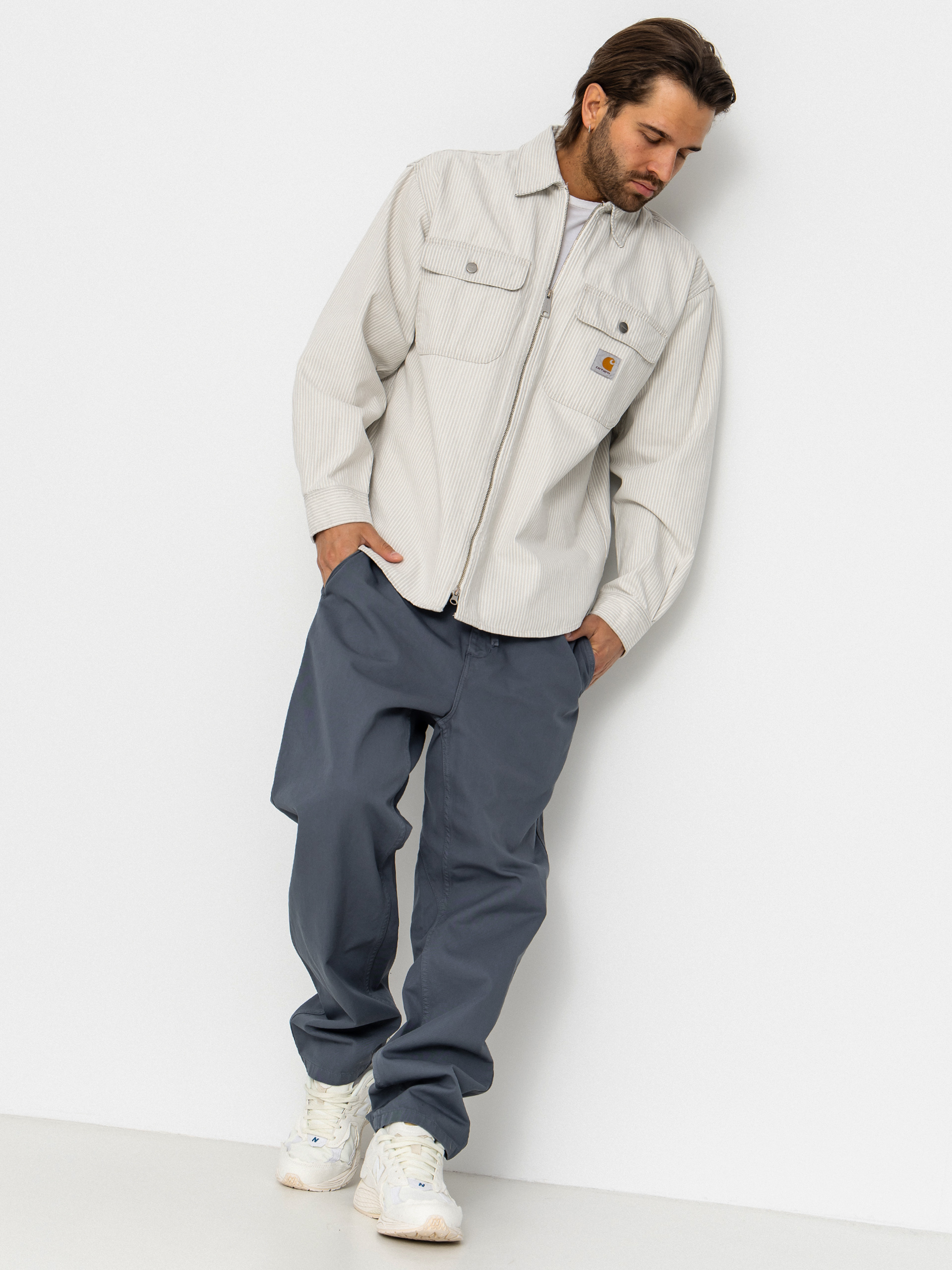 Bunda Carhartt WIP Mercer (mercer stripe/graphite/wax)