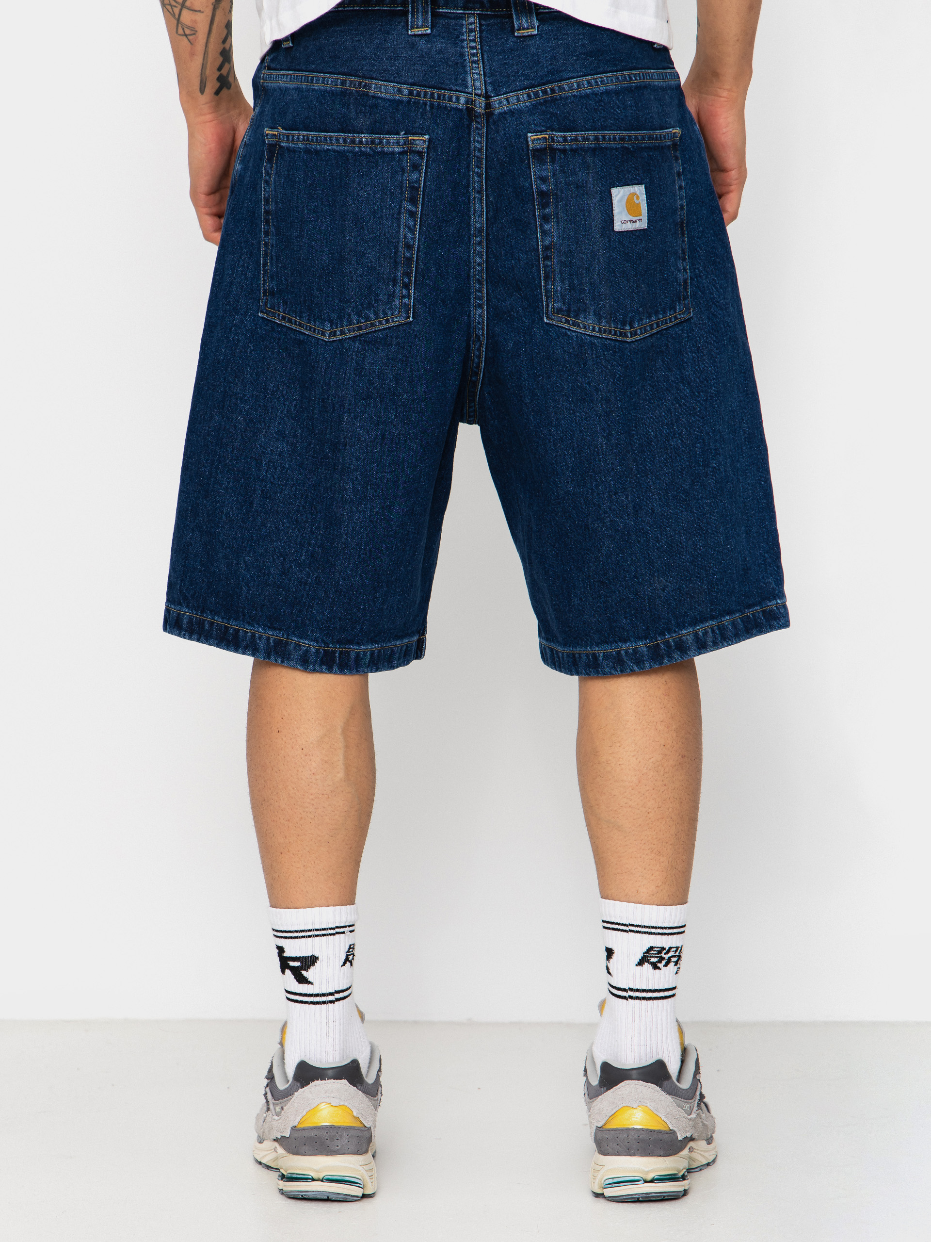 Kraťasy Carhartt WIP Brandon (blue stone washed)