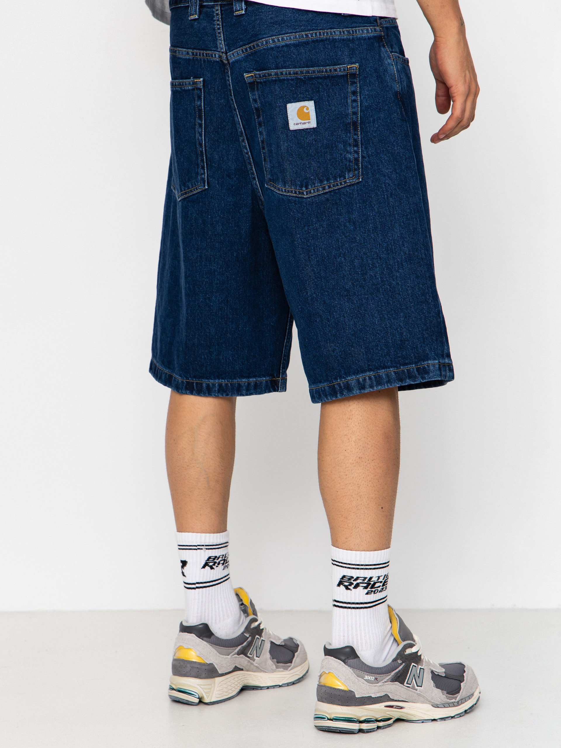Kraťasy Carhartt WIP Brandon (blue stone washed)