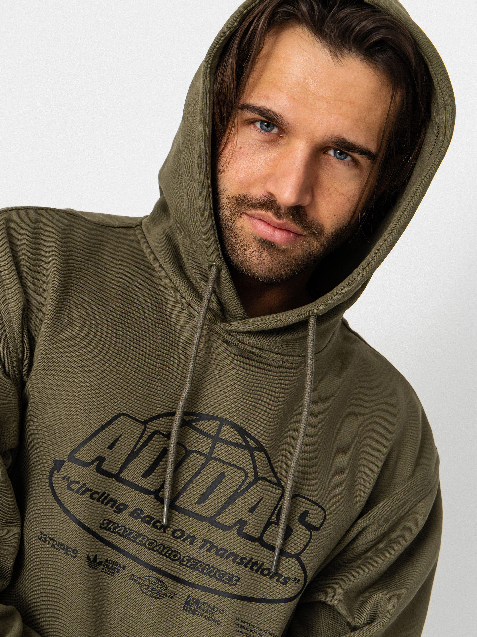 Mikina s kapucňou adidas Skt Adi Cor HD (olistr)