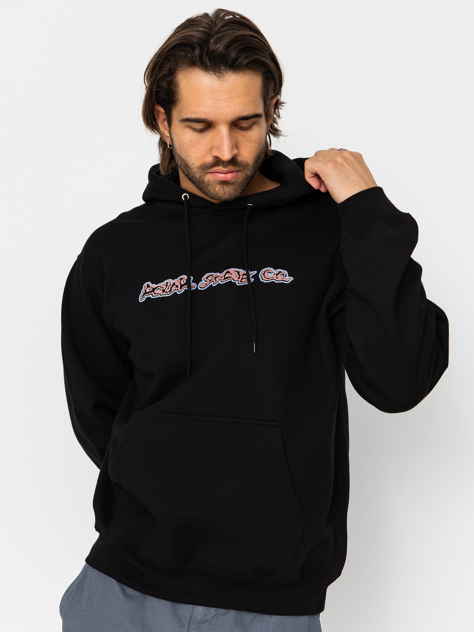 Mikina s kapucňou Polar Skate Dave Lovely Day HD (black)