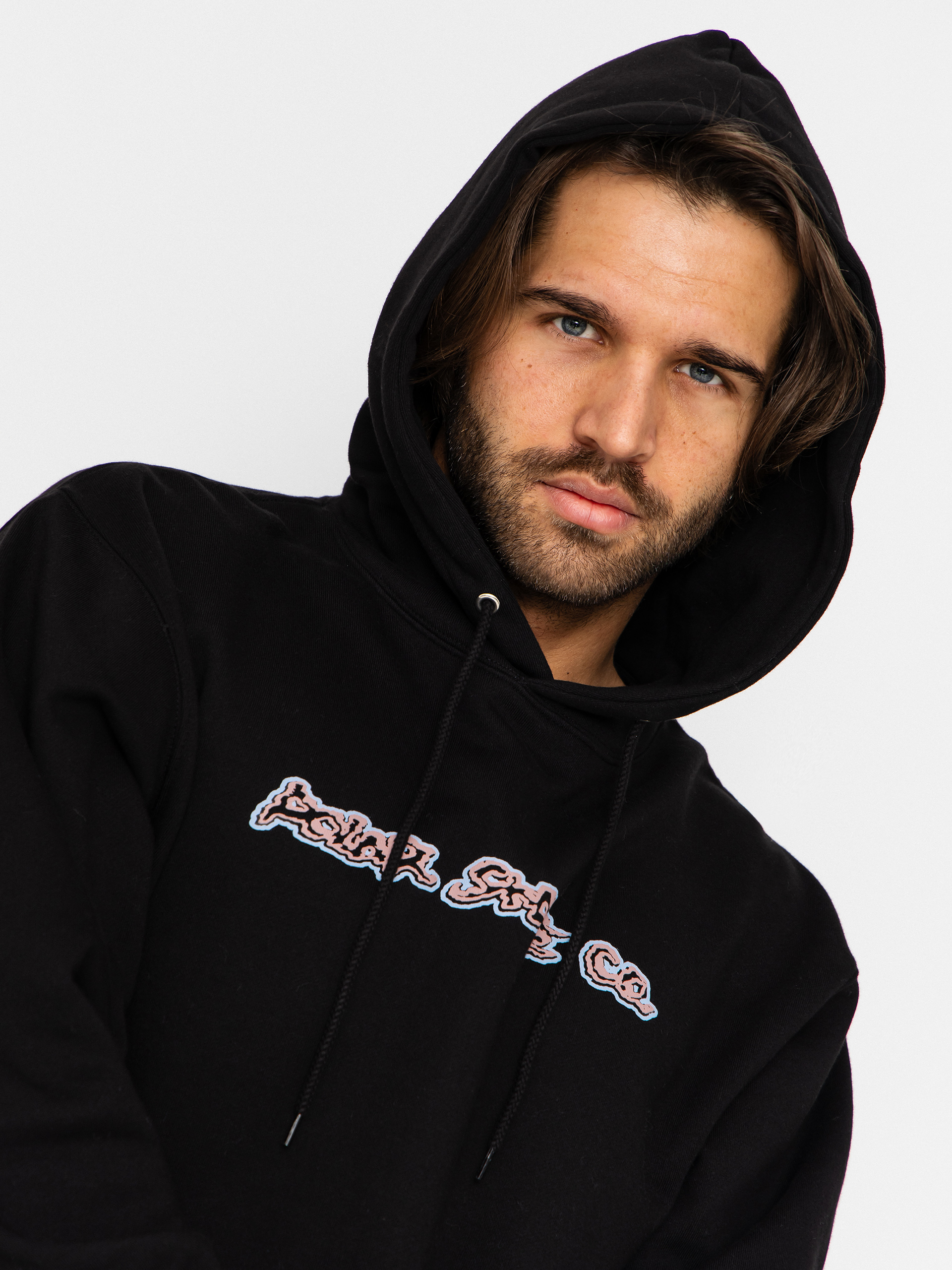 Mikina s kapucňou Polar Skate Dave Lovely Day HD (black)