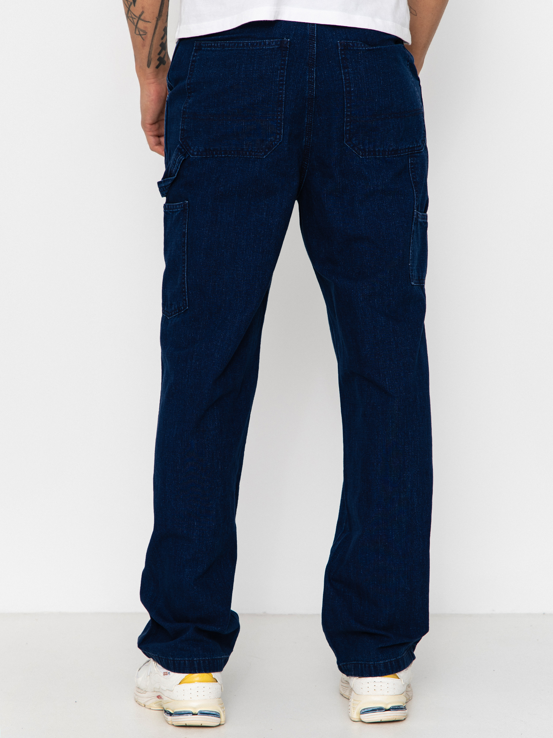 Nohavice Deus Ex Machina Big Fella Chambray (indigo)