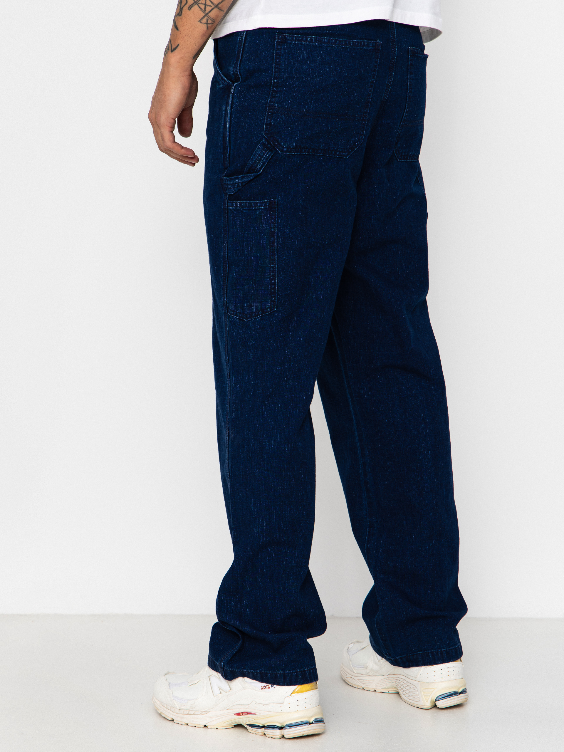 Nohavice Deus Ex Machina Big Fella Chambray (indigo)