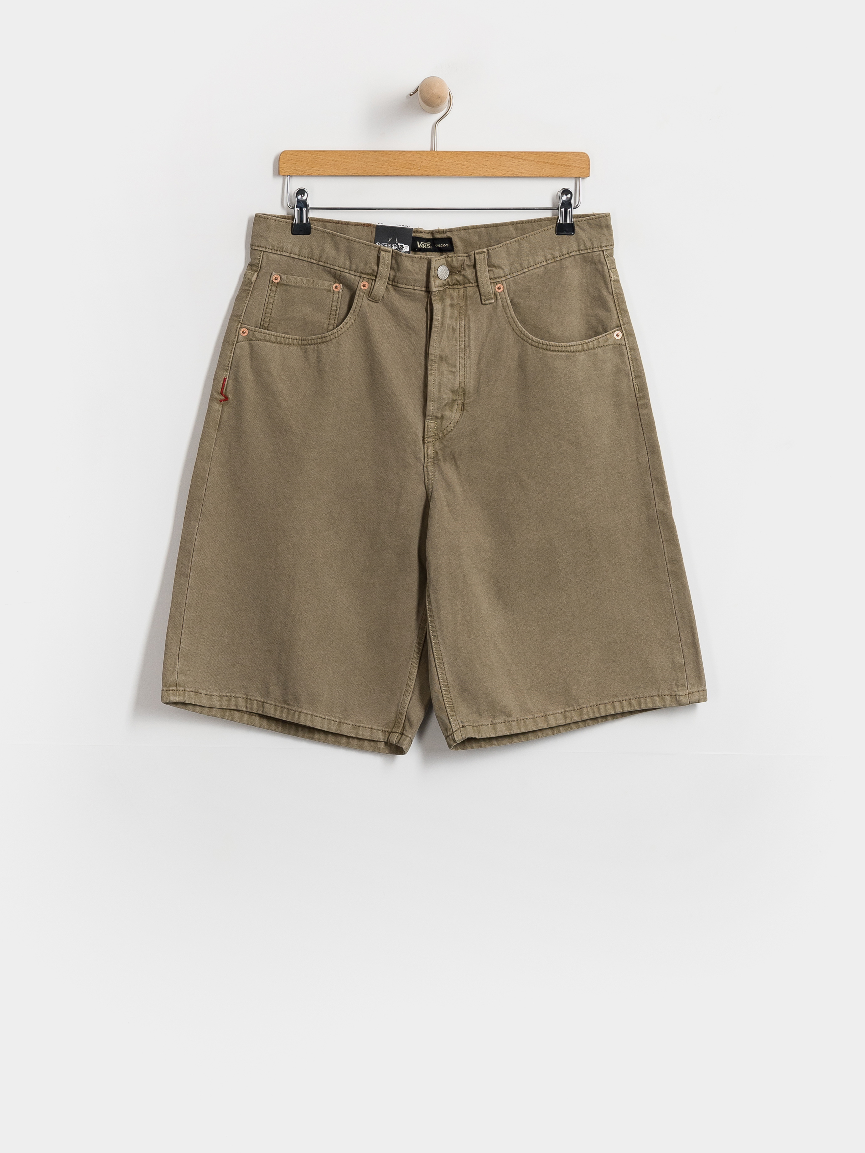 Krau0165asy Vans Lx Check 5 Baggy Denim (bay leaf)