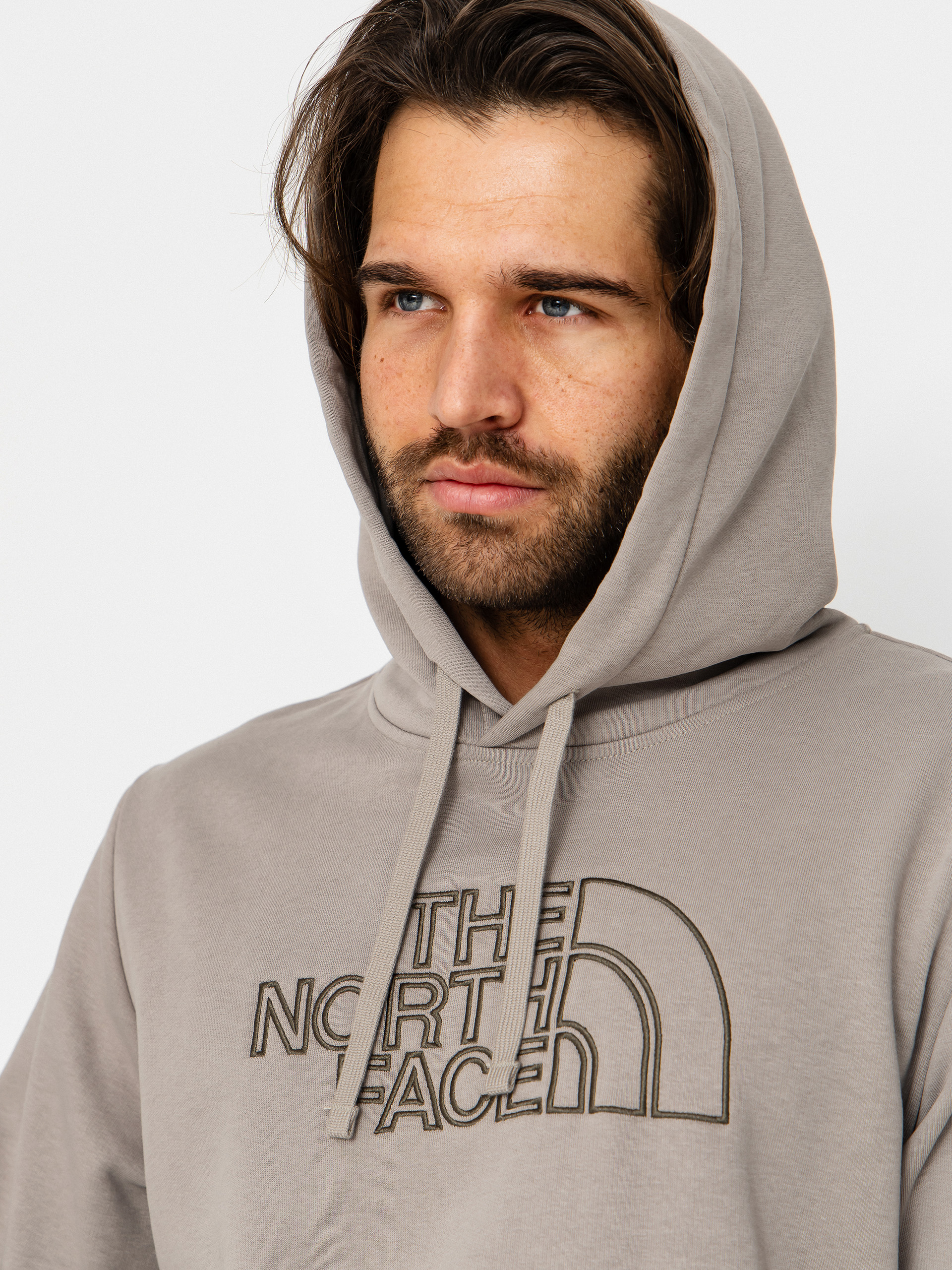 Mikina s kapucňou The North Face Drew Peak Light HD (stone slab/new)