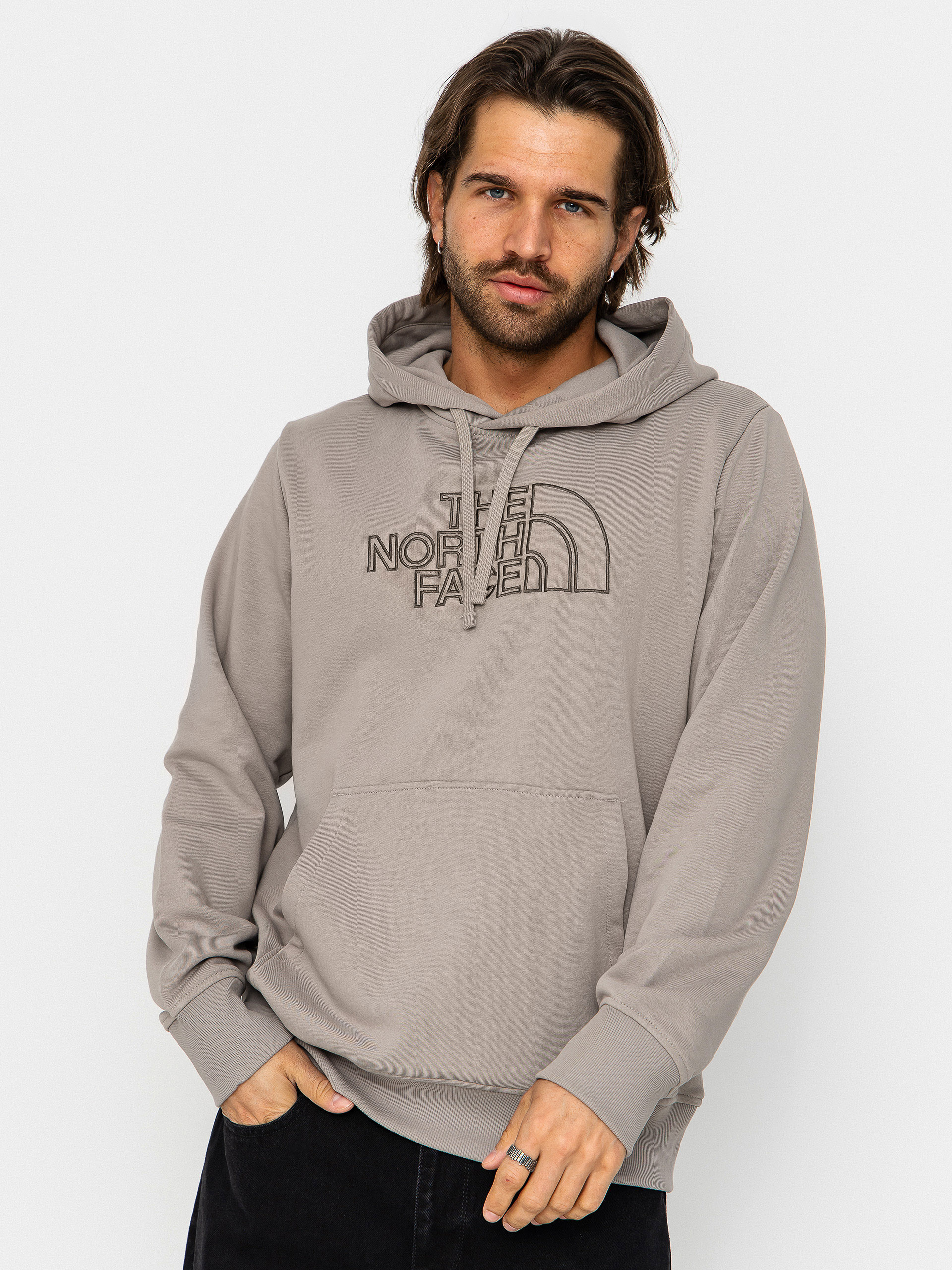 Mikina s kapucňou The North Face Drew Peak Light HD (stone slab/new)