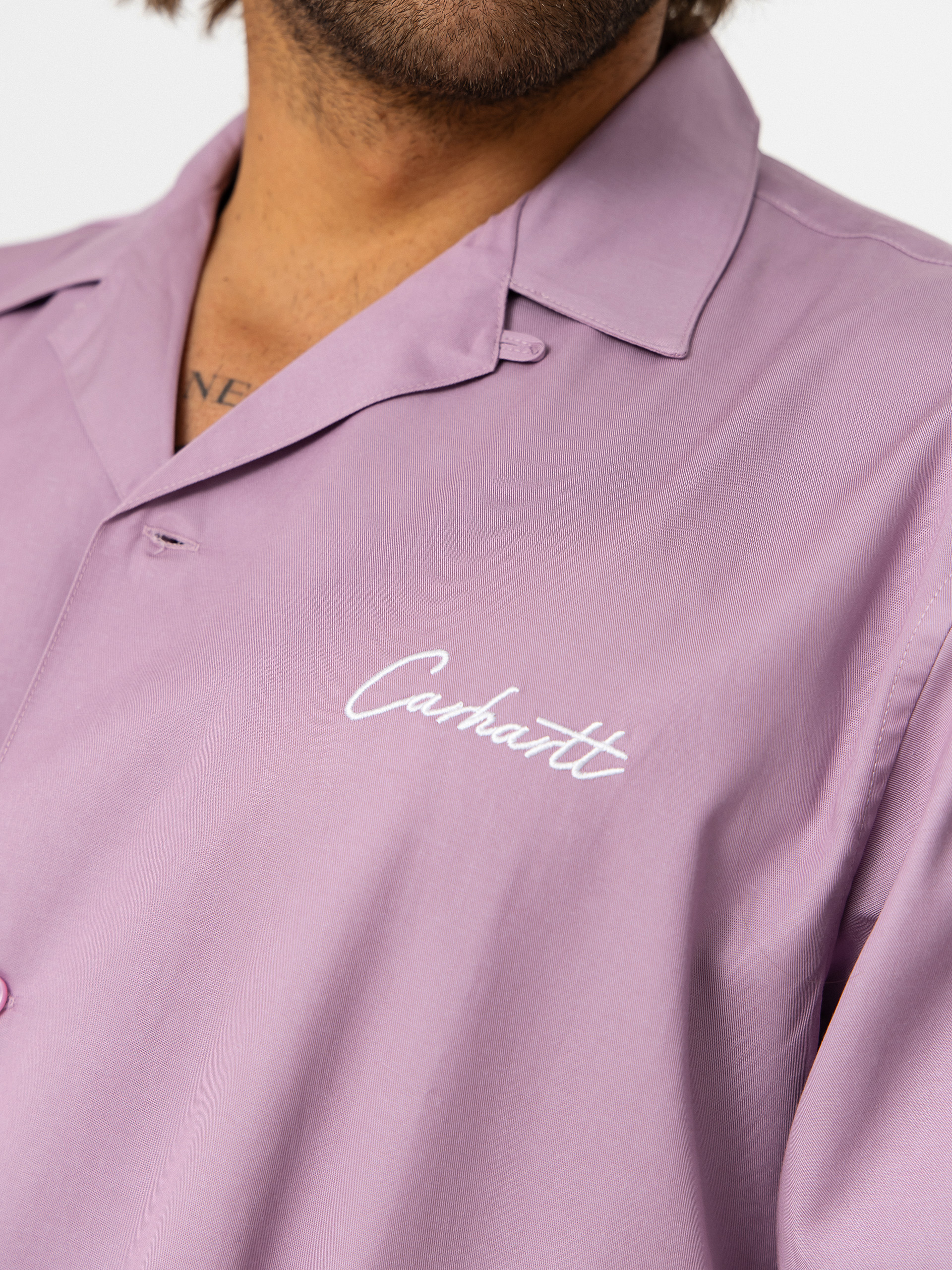 Košeľa Carhartt WIP Delray (gentle purple/white)