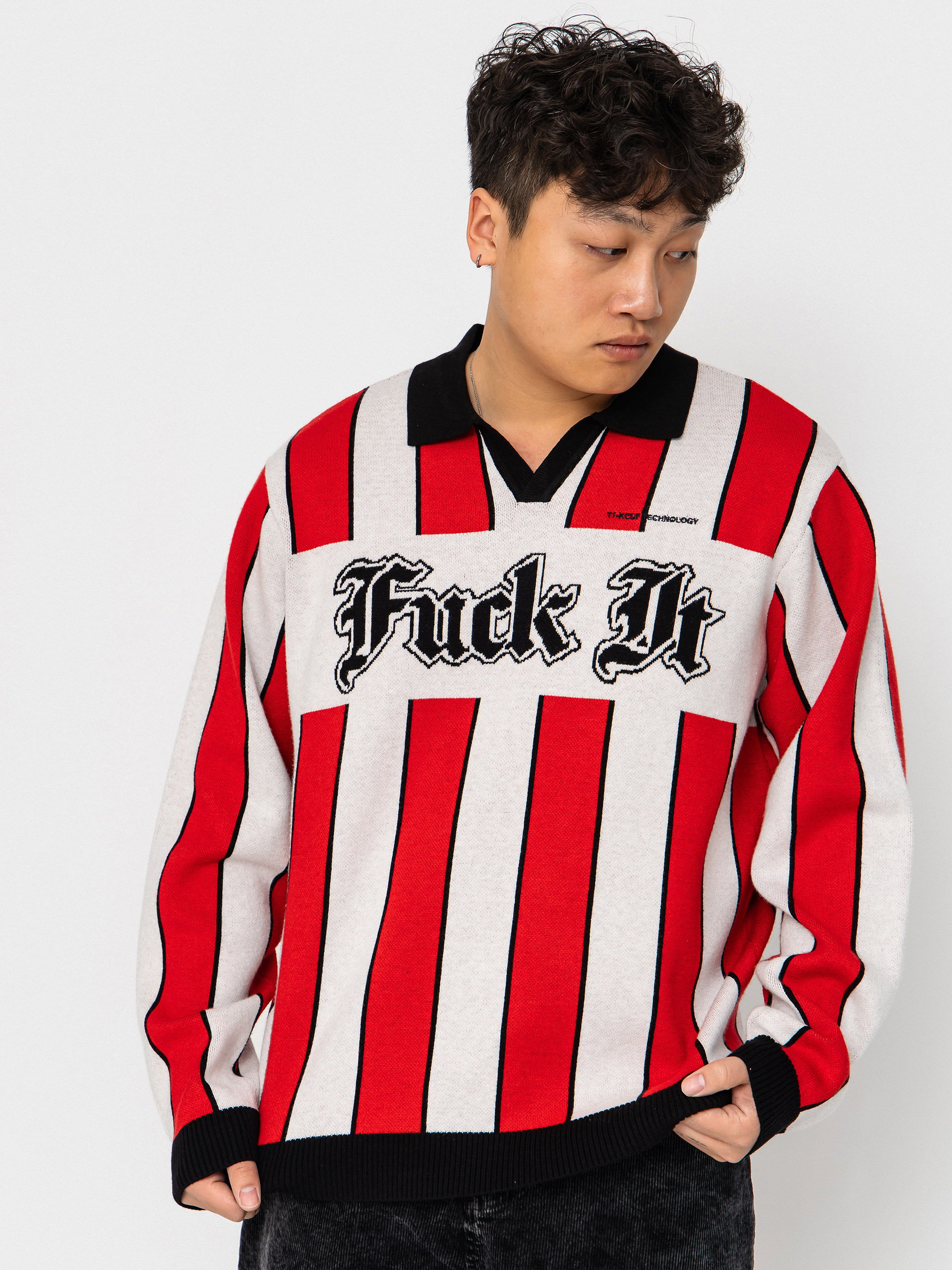 Sveter HUF Midfield Jersey (red)
