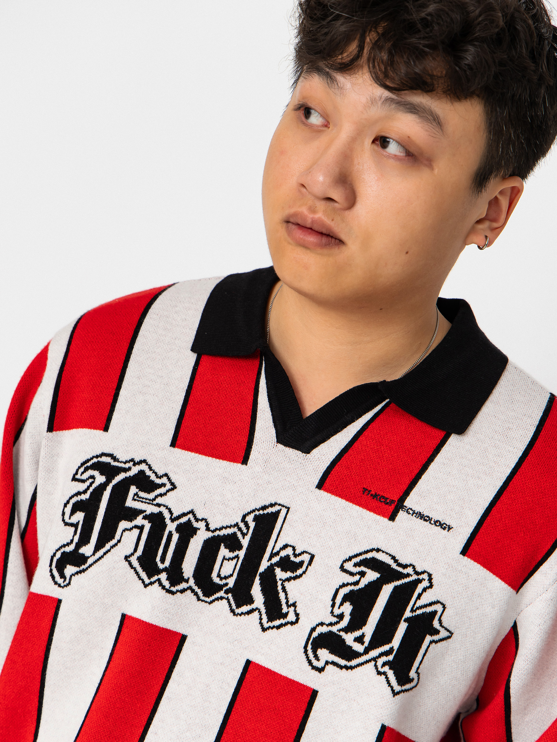 Sveter HUF Midfield Jersey (red)