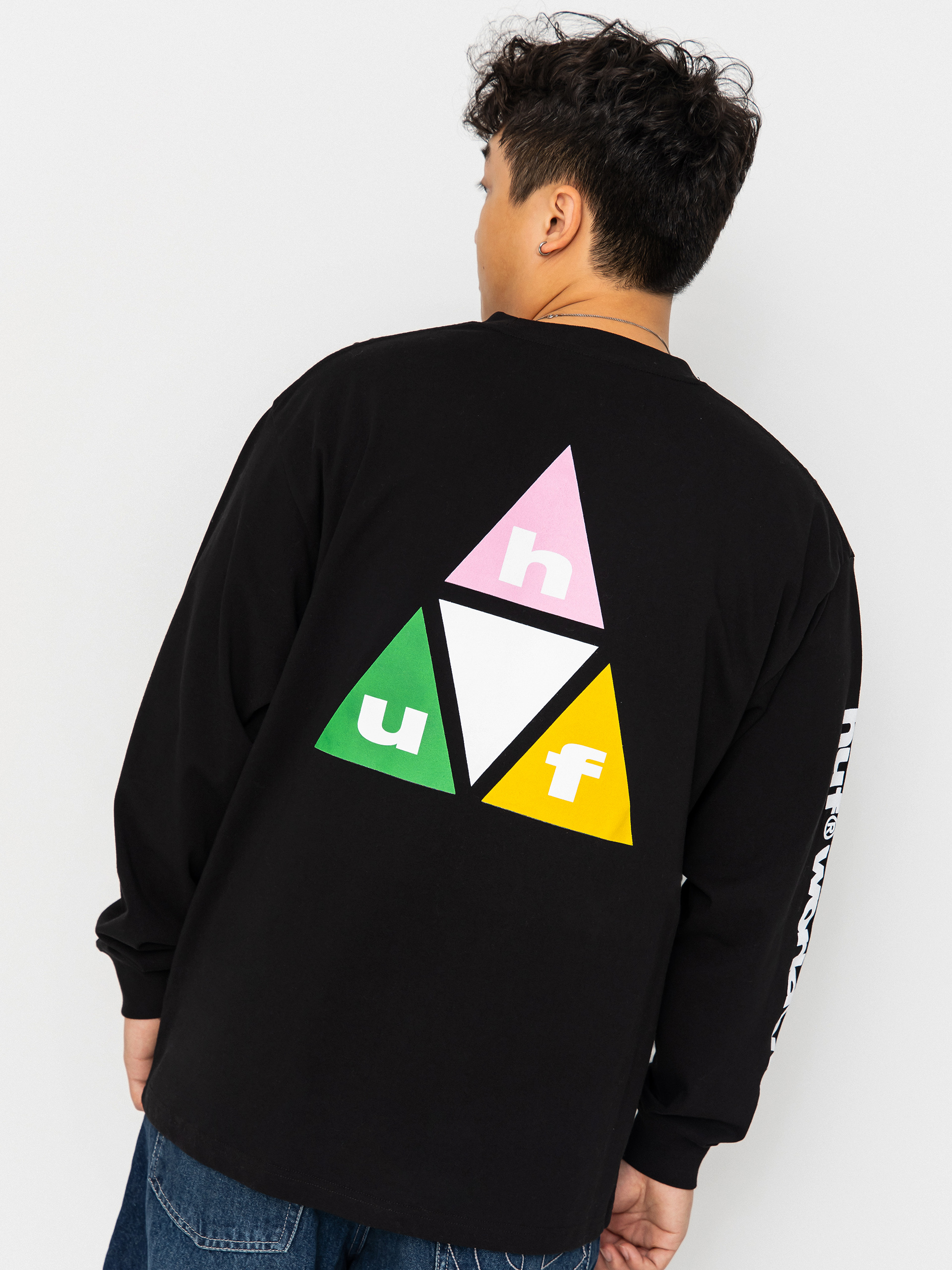 Triko HUF Prism Tt (black)