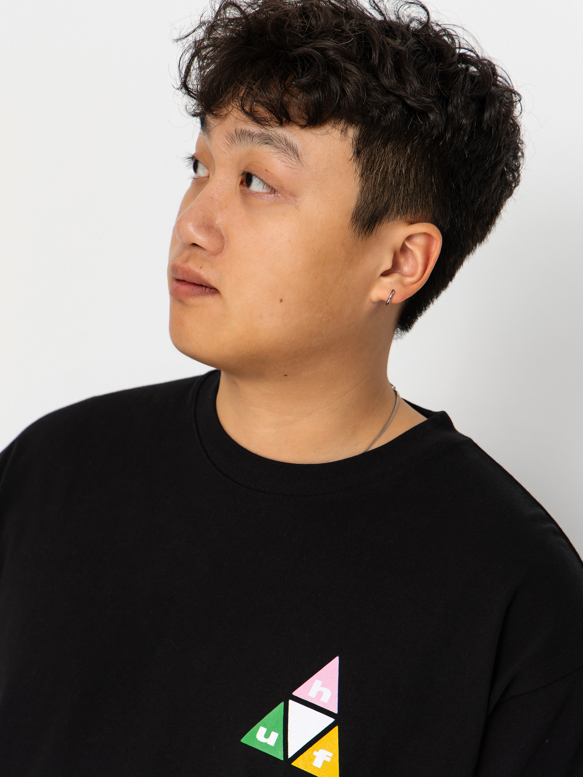 Triko HUF Prism Tt (black)