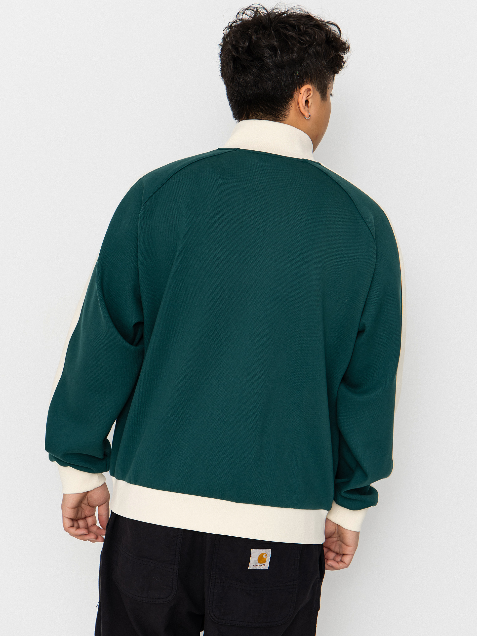 Mikina Karl Kani Signature Sidestripe Pique (green)