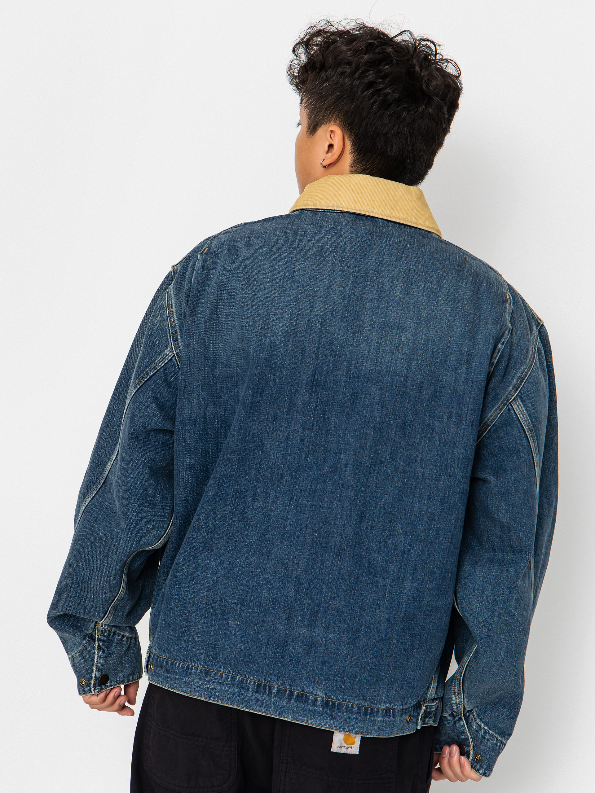 Bunda Carhartt WIP OG Detroit (blue/dusty h brown)