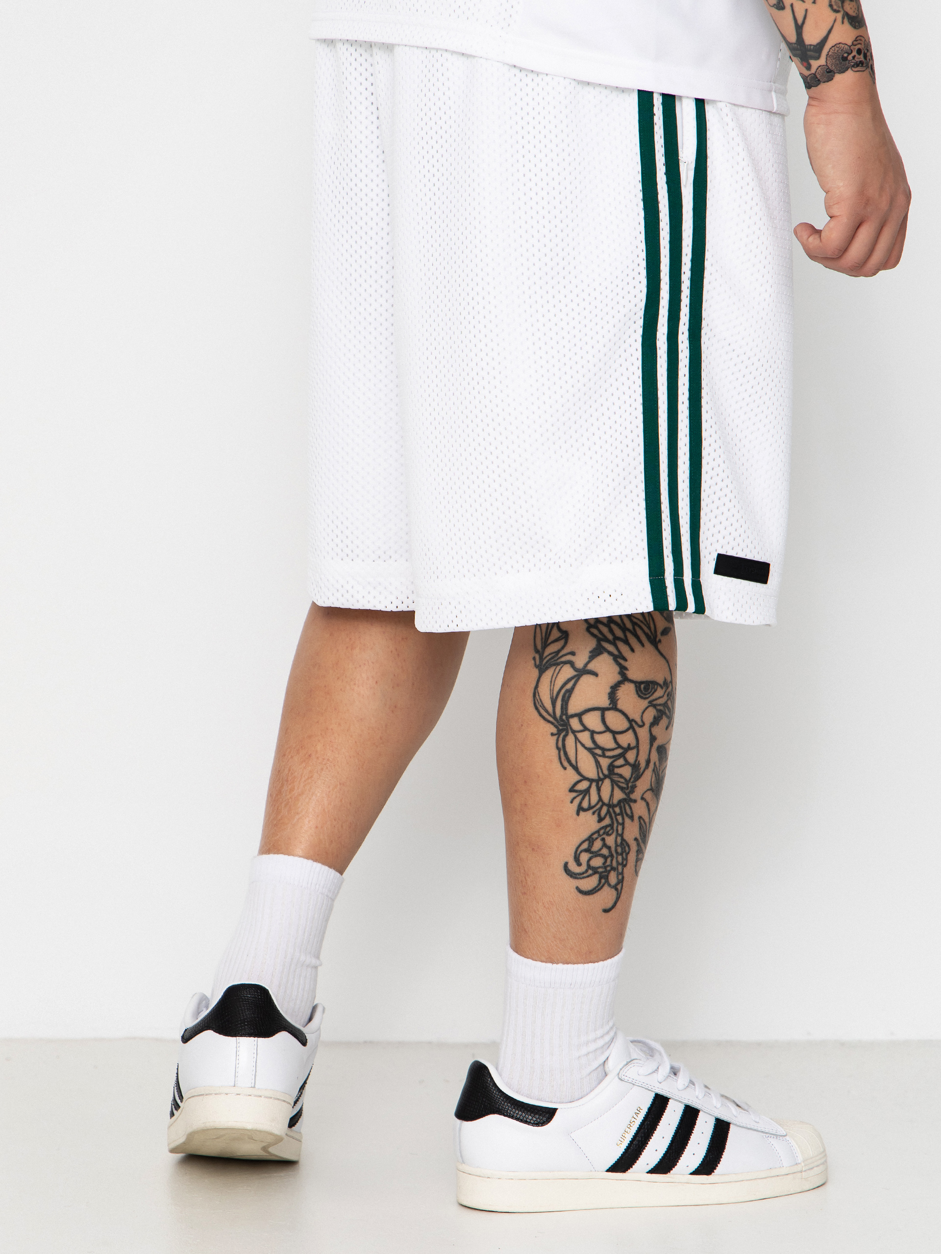 Kraťasy adidas Tyshawn B (white/magold/cgreen)